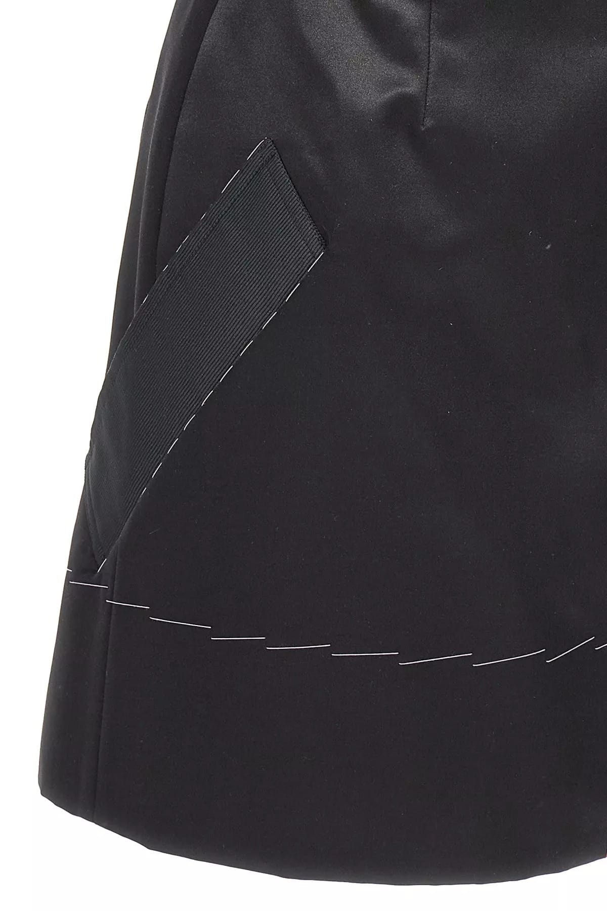 Maison Margiela Maison Margiela Contrast Stitching Corset Dress