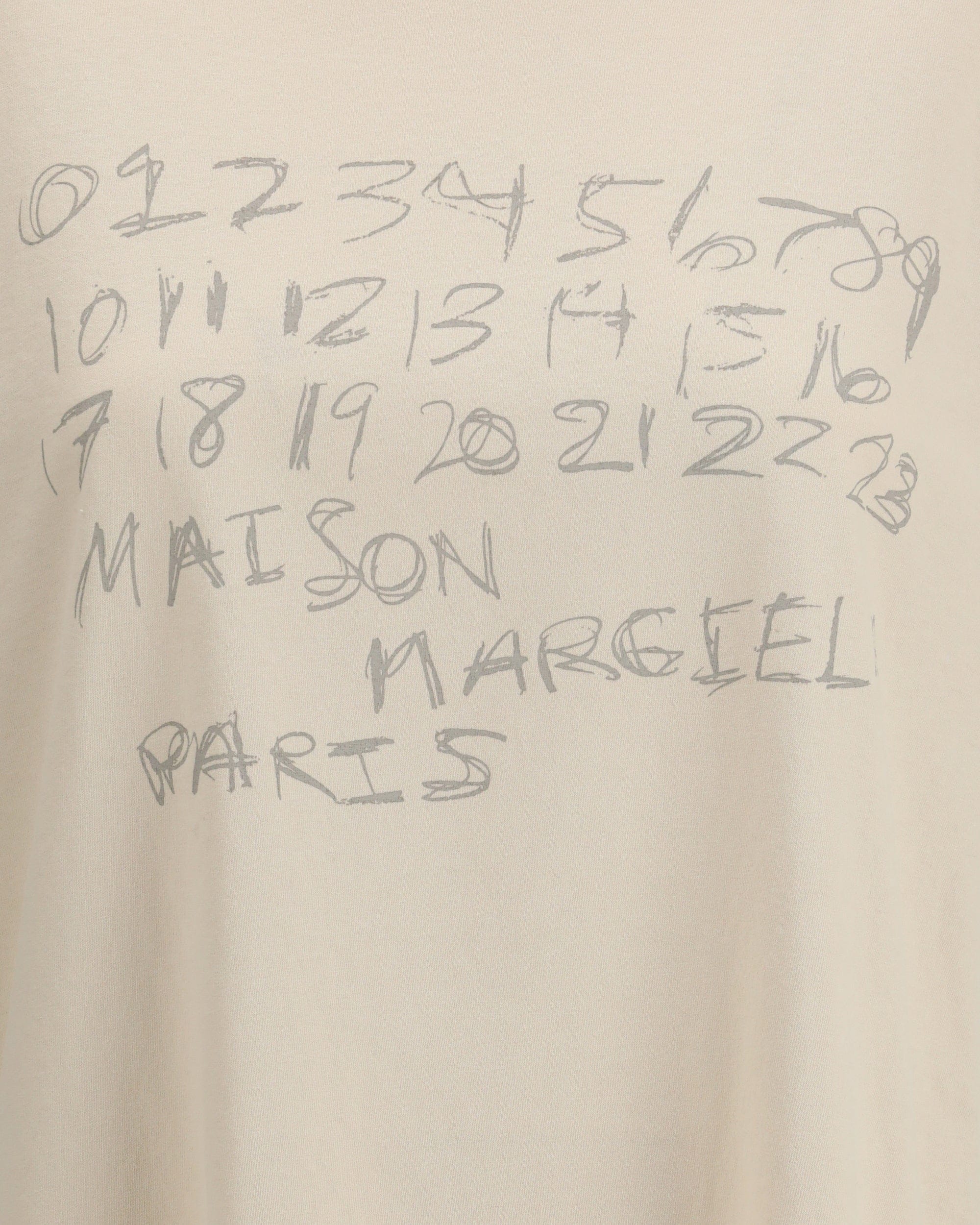 Maison Margiela Cotton T-Shirt With Numeric Logo
