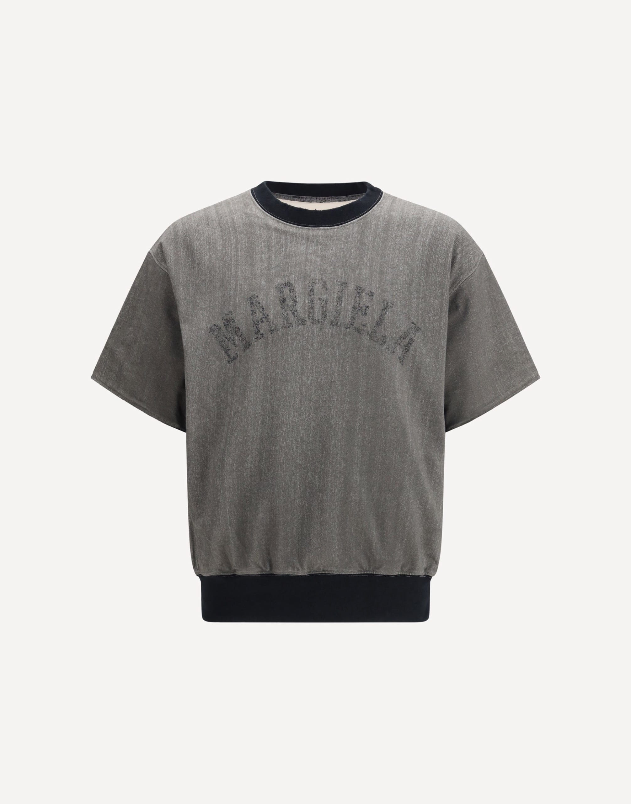 Maison Margiela Crewneck Sweatshirt With Short Sleeves