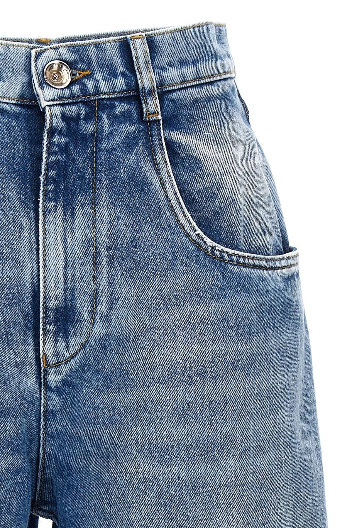 Maison Margiela Maison Margiela Cut-Out Straight-Leg Jeans