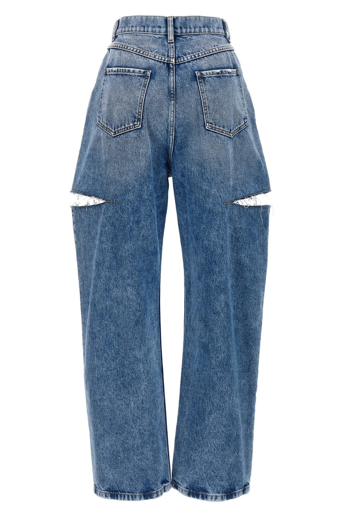 Maison Margiela Maison Margiela Cut-Out Straight-Leg Jeans