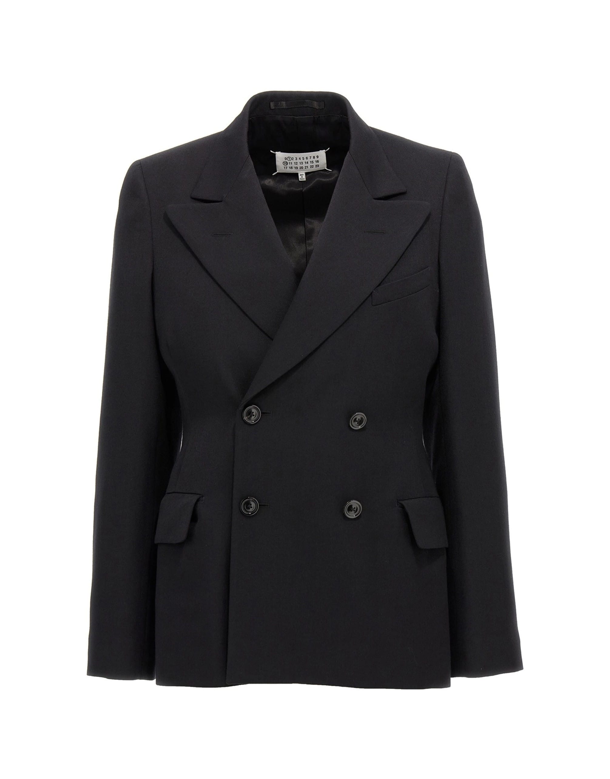 Maison Margiela Maison Margiela Double-Breasted Wool Blazer
