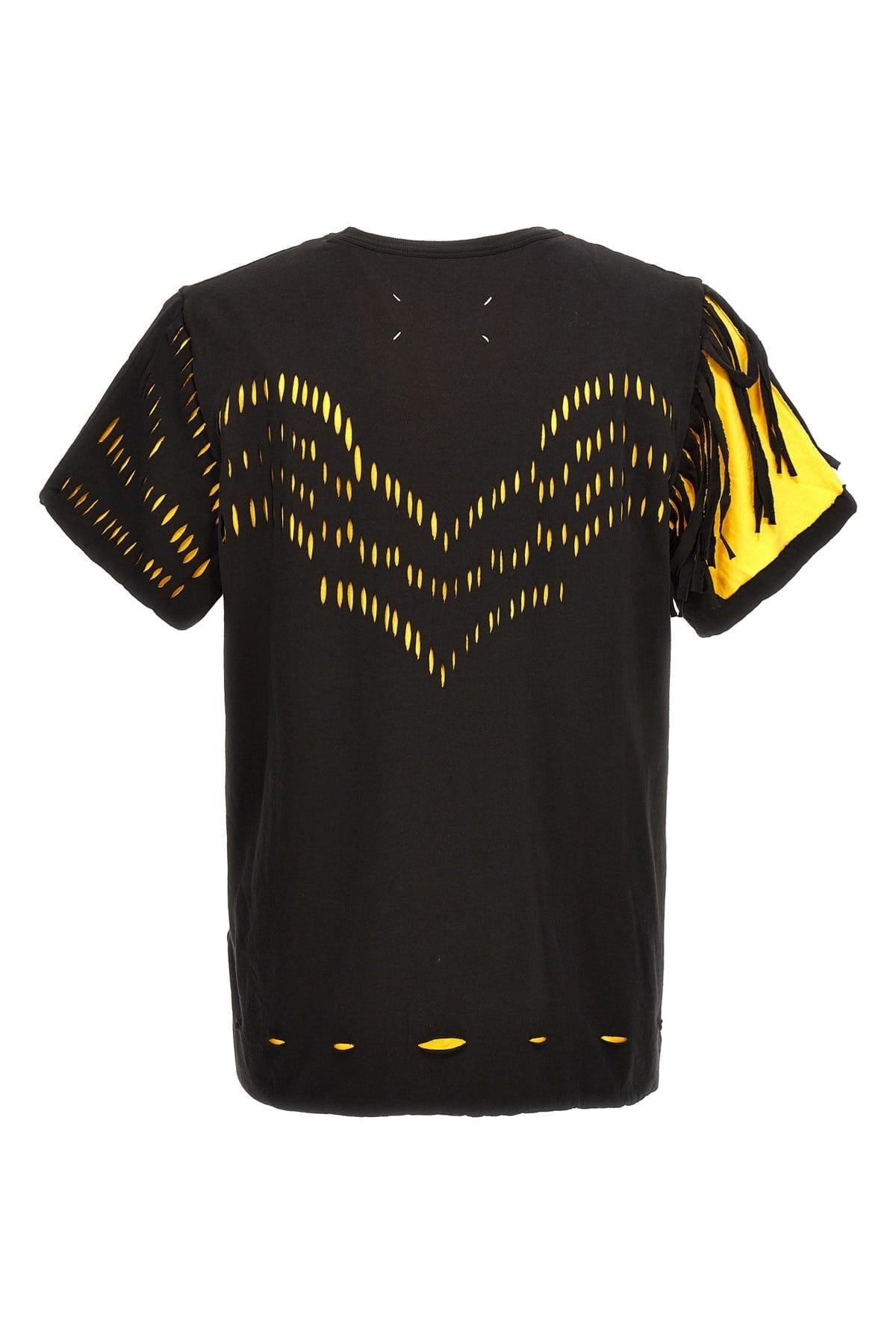 Maison Margiela Maison Margiela Double Layer Fringed T-Shirt