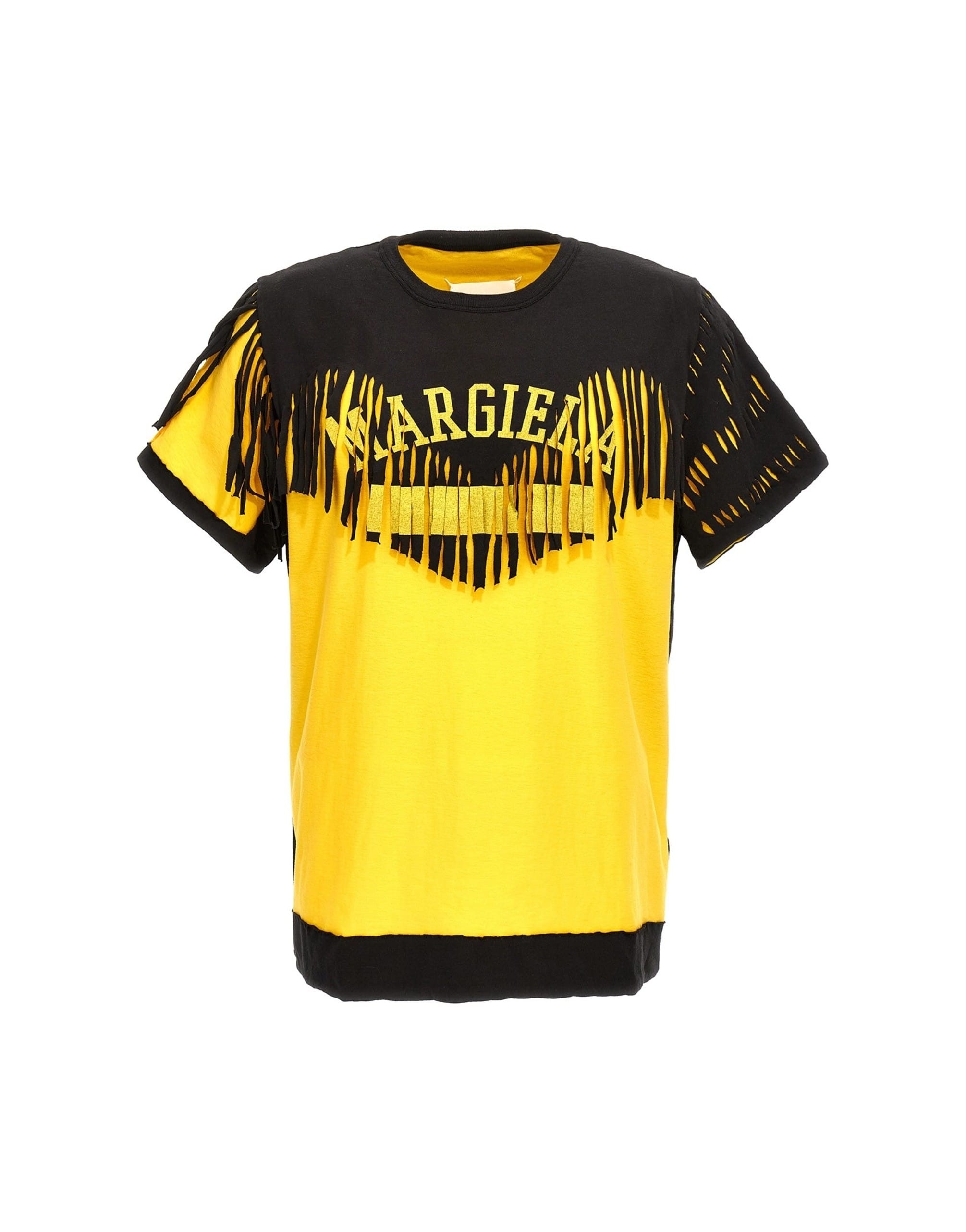 Maison Margiela Maison Margiela Double Layer Fringed T-Shirt