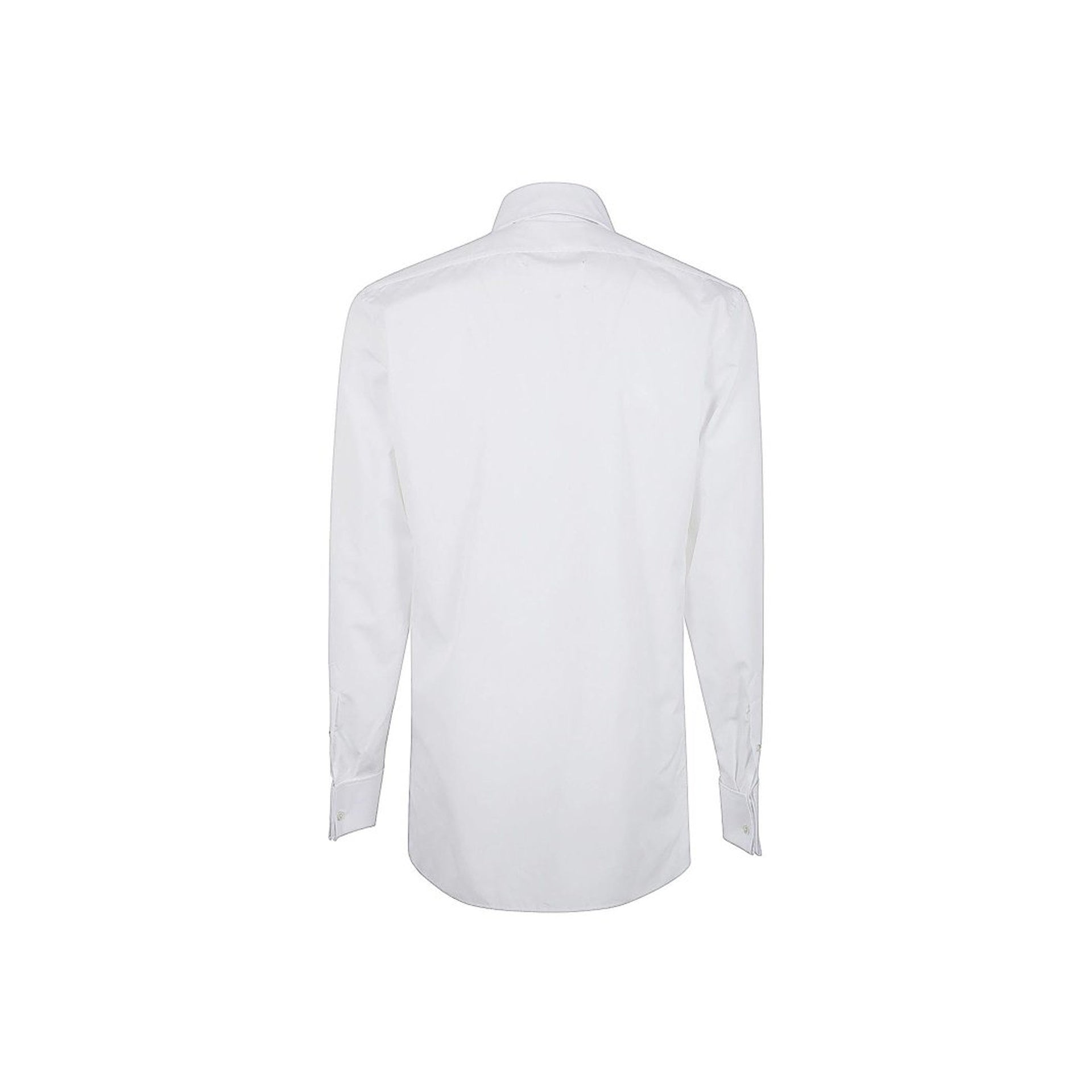 Maison Margiela Four-Stitch Logo Cotton Poplin Shirt