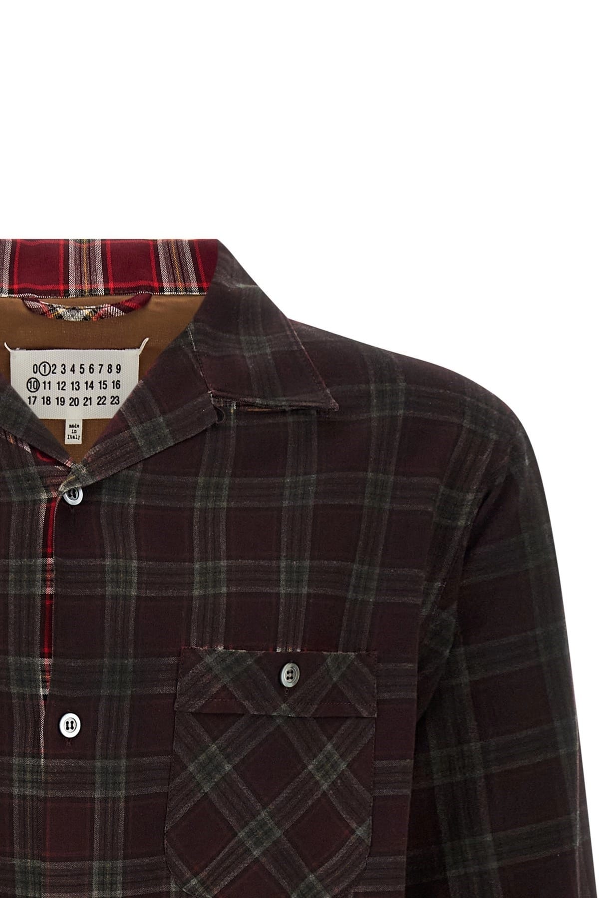 Maison Margiela Gradient Effect Check Shirt | Sendegaro SA