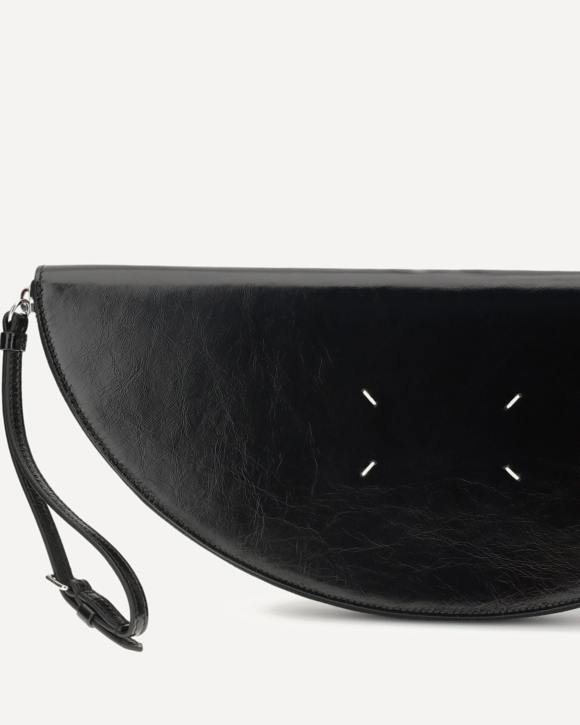 Maison Margiela Halfmoon Leather Clutch Bag