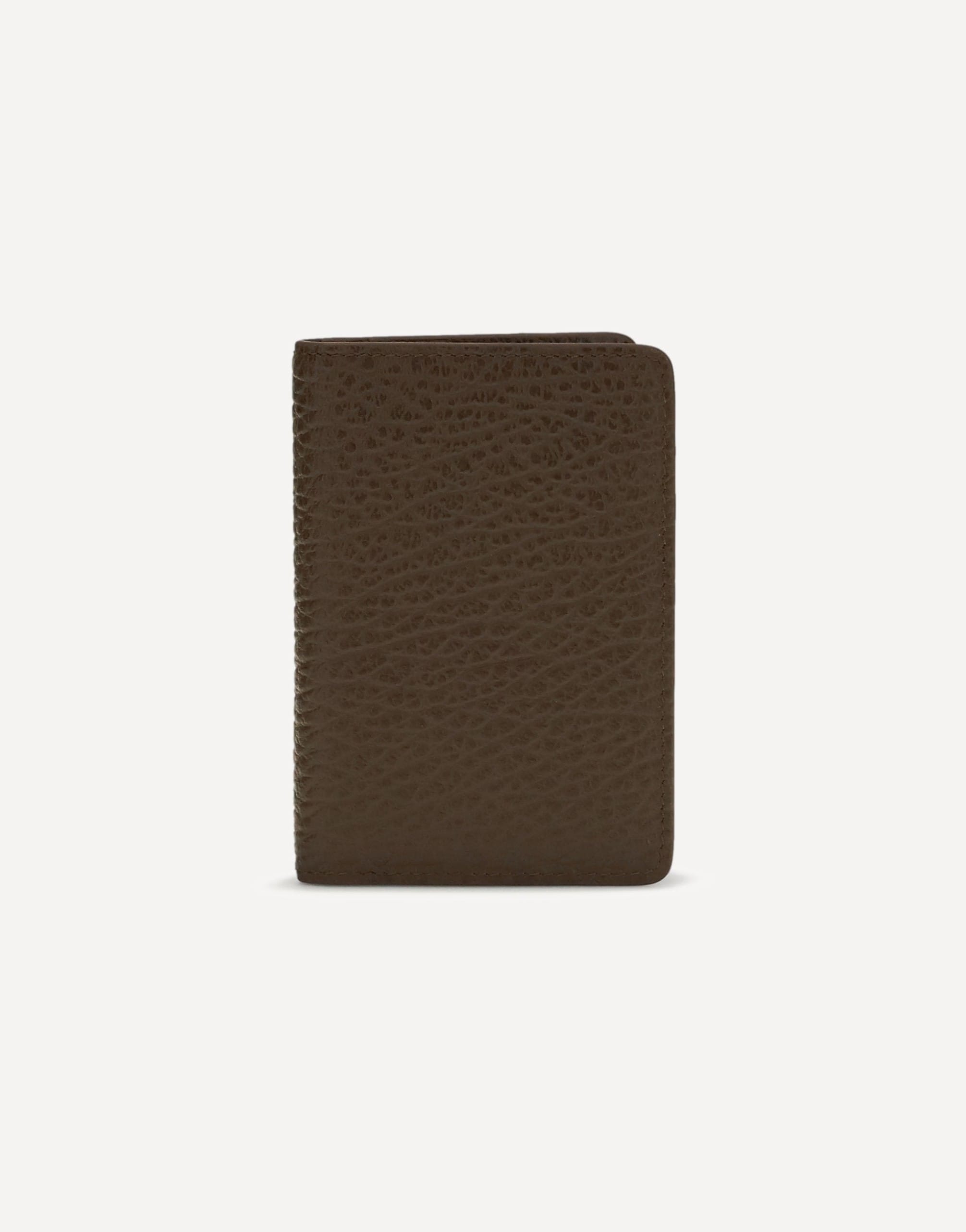 Maison Margiela Porta-cartões dobrável de couro | Sendegaro BR