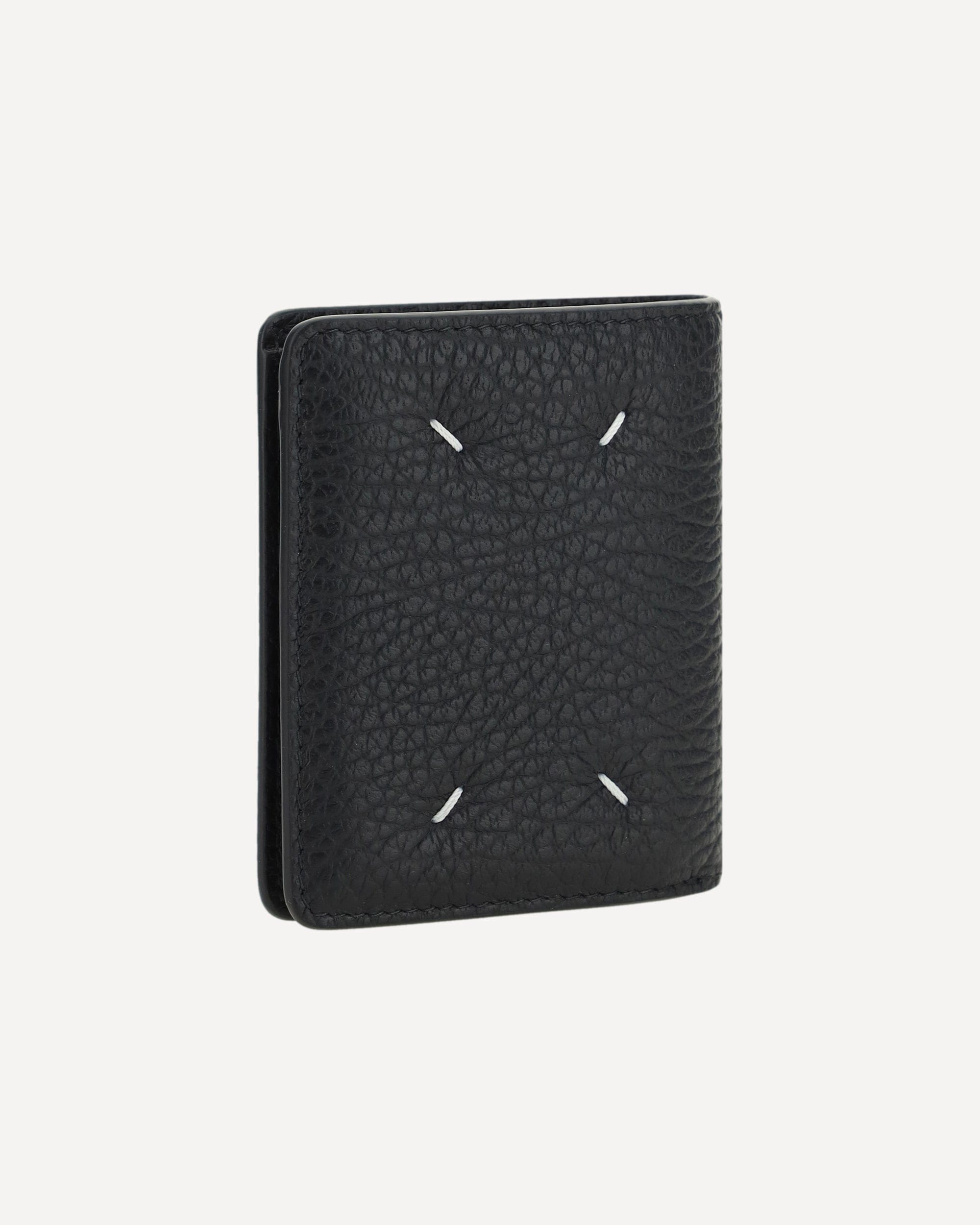 Maison Margiela Leather Snap-Button Wallet