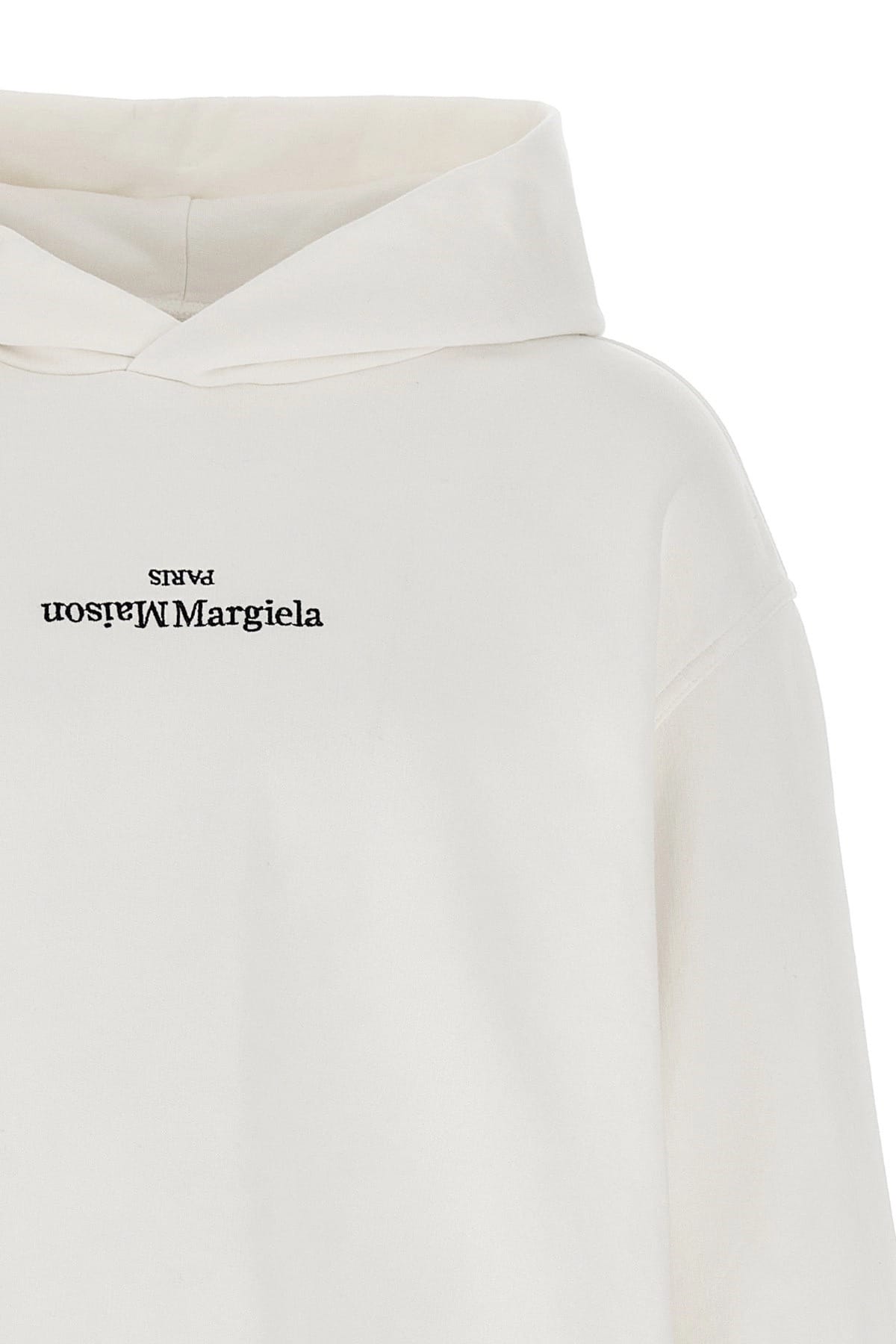 Maison Margiela Maison Margiela Logo Embroidered Hoodie