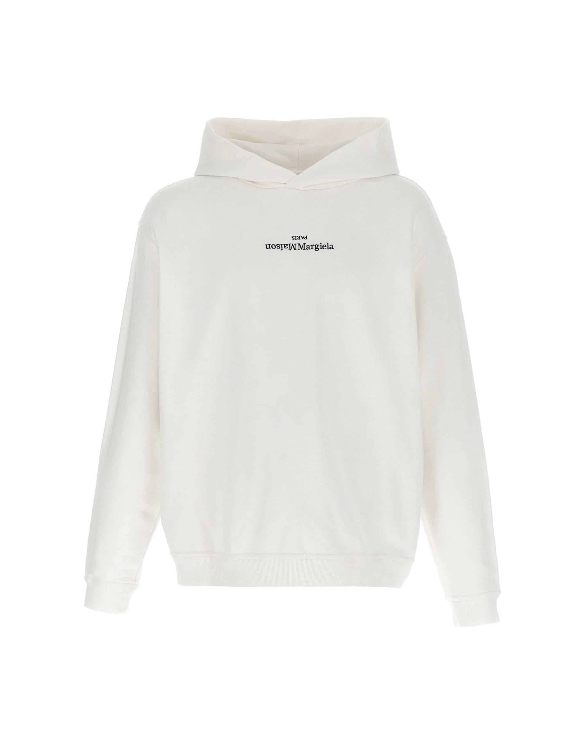 Maison Margiela Maison Margiela Logo Embroidered Hoodie