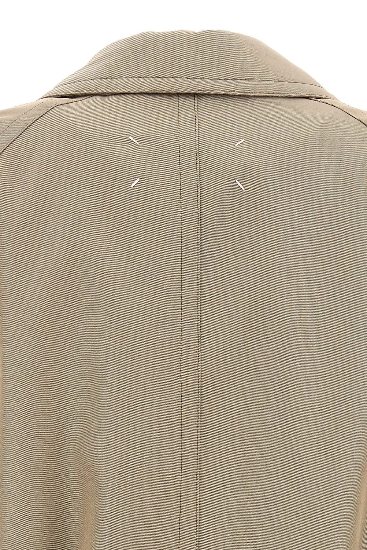 Maison Margiela Maison Margiela Long Single-Breasted Trench Coat