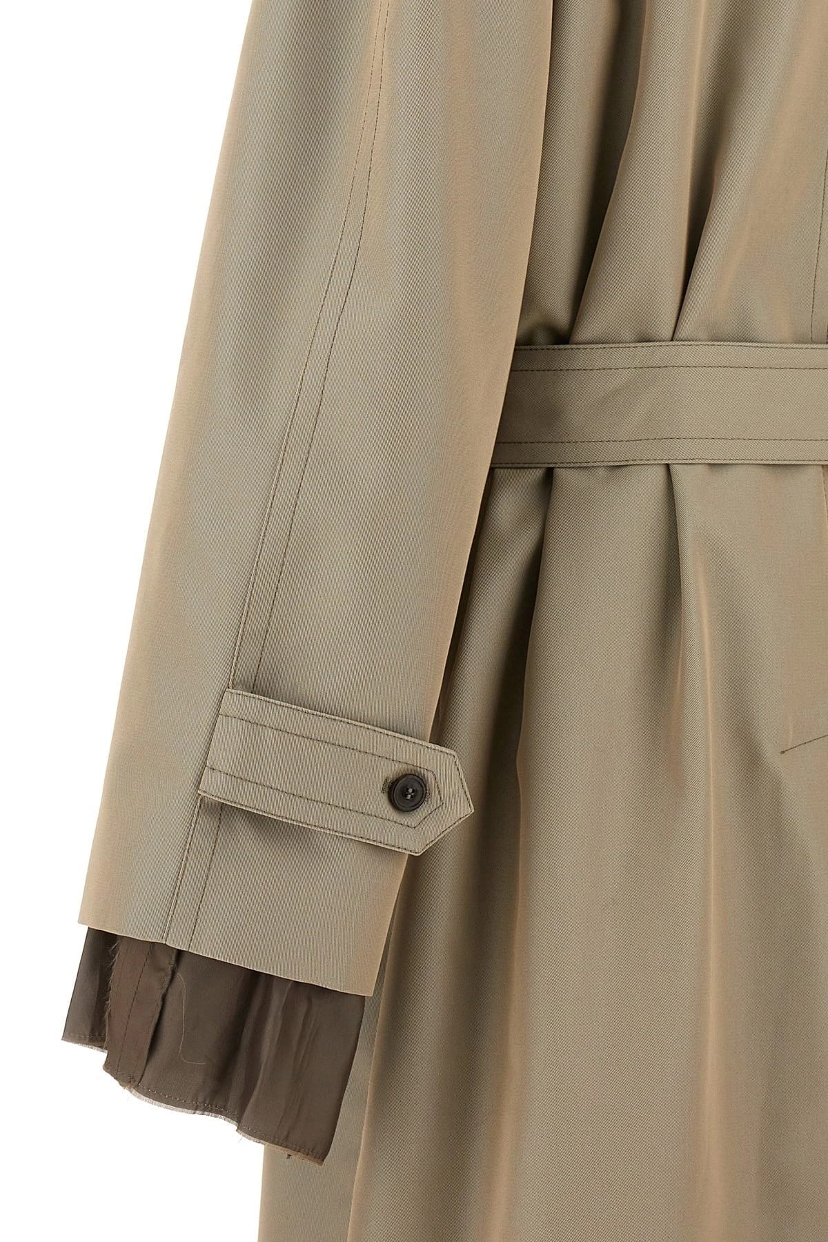 Maison Margiela Maison Margiela Long Single-Breasted Trench Coat