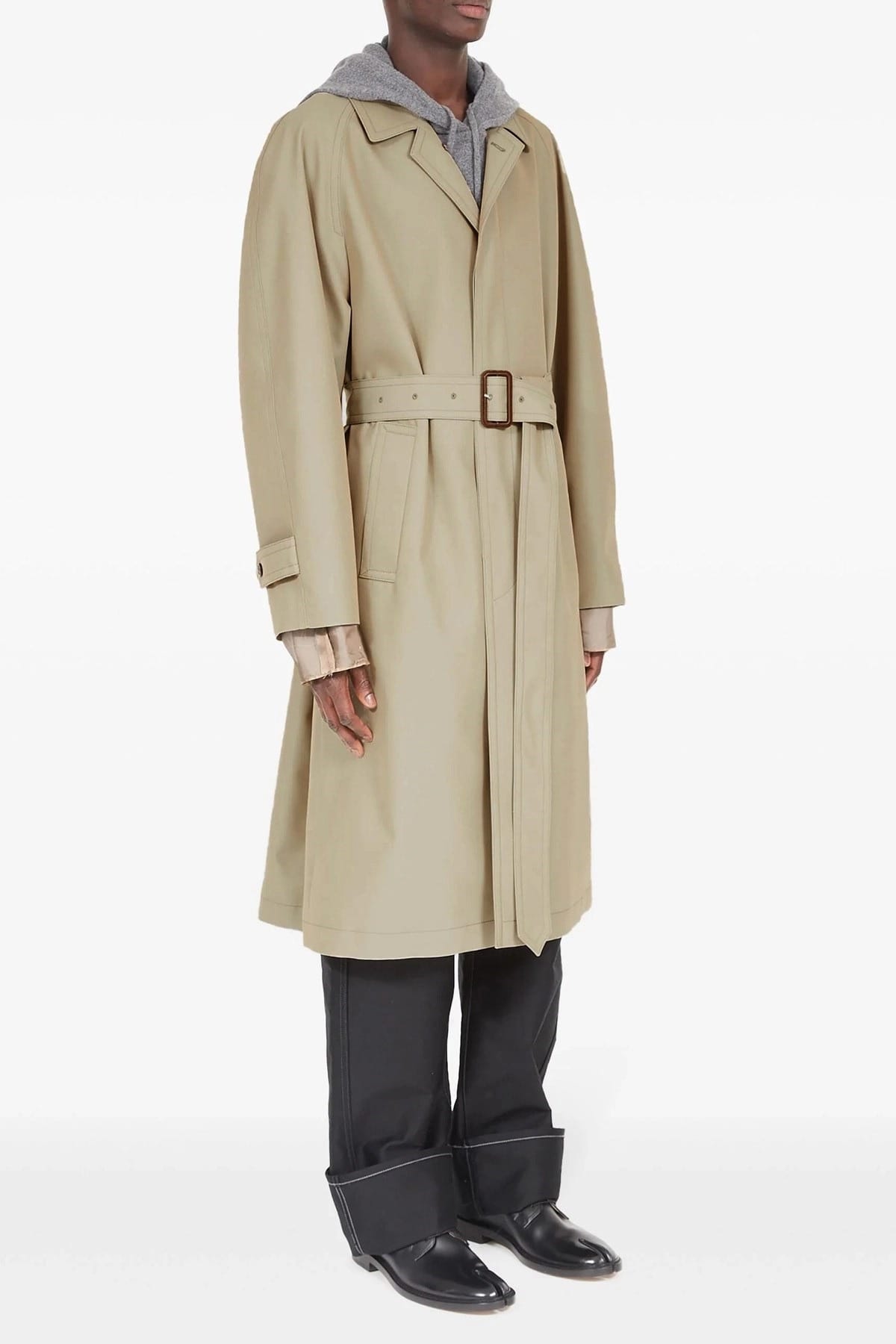 Maison Margiela ロングシングルブレストトレンチコート | Sendegaro JP