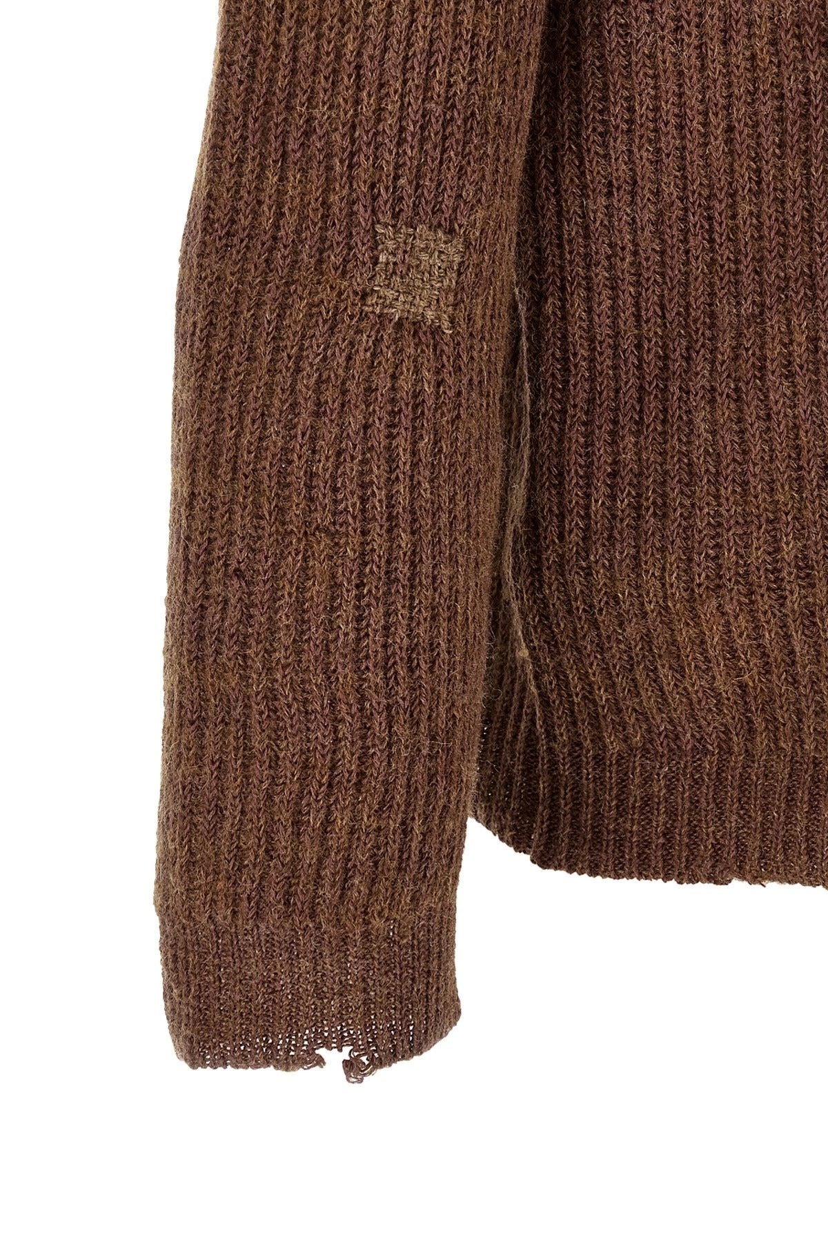 Maison Margiela Mending Half-Zip Sweater | Sendegaro