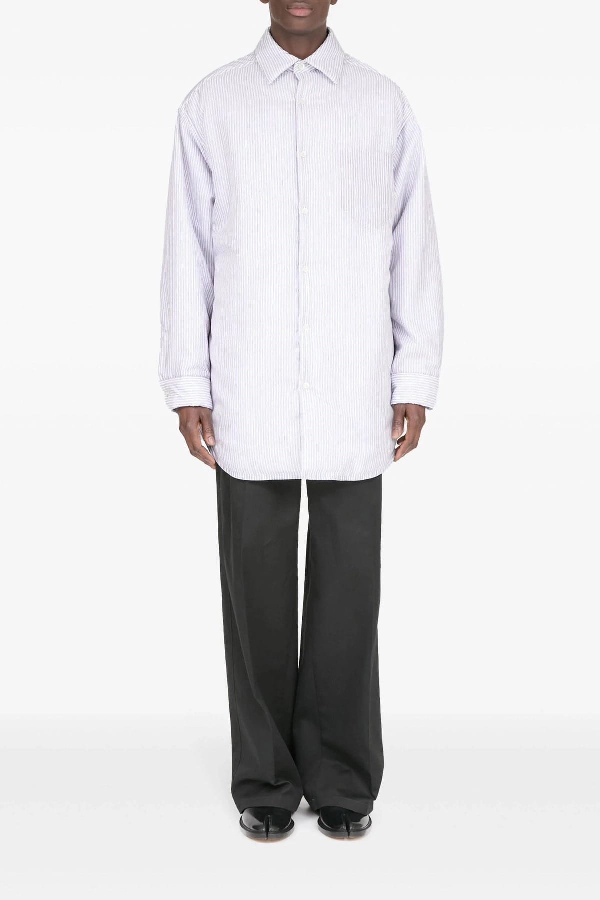 Maison Margiela Maison Margiela Padded Striped Shirt Jacket