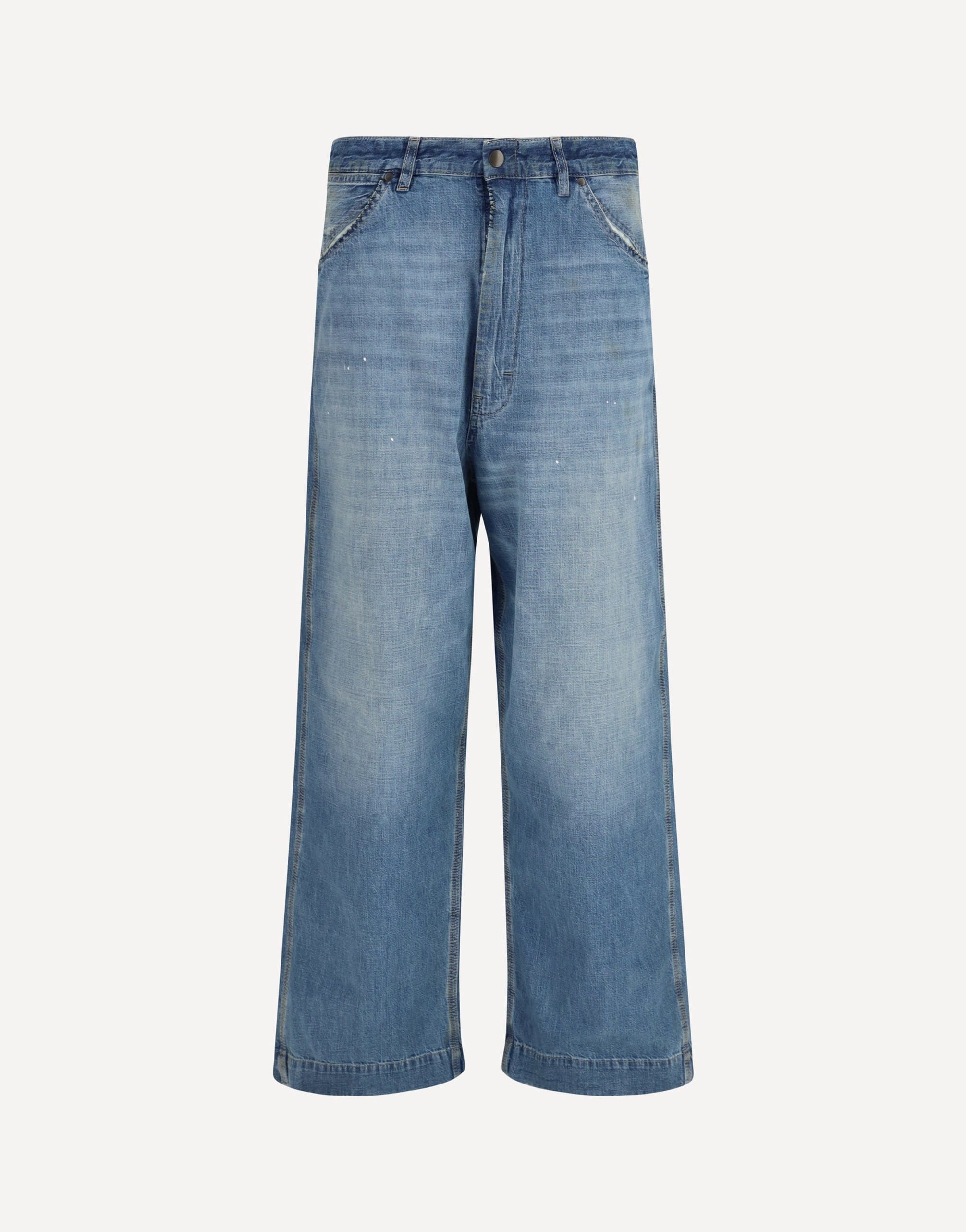 Maison Margiela 25awパッチワークデニムsize30 Maison Margiela パッチワークディテール ワイドレッグジーンズ