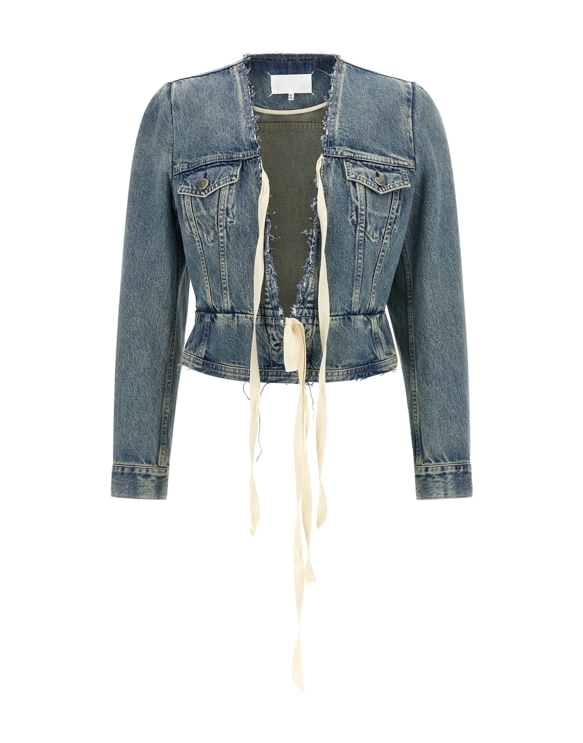 Maison Margiela Maison Margiela Raw Cut Hem Denim Jacket