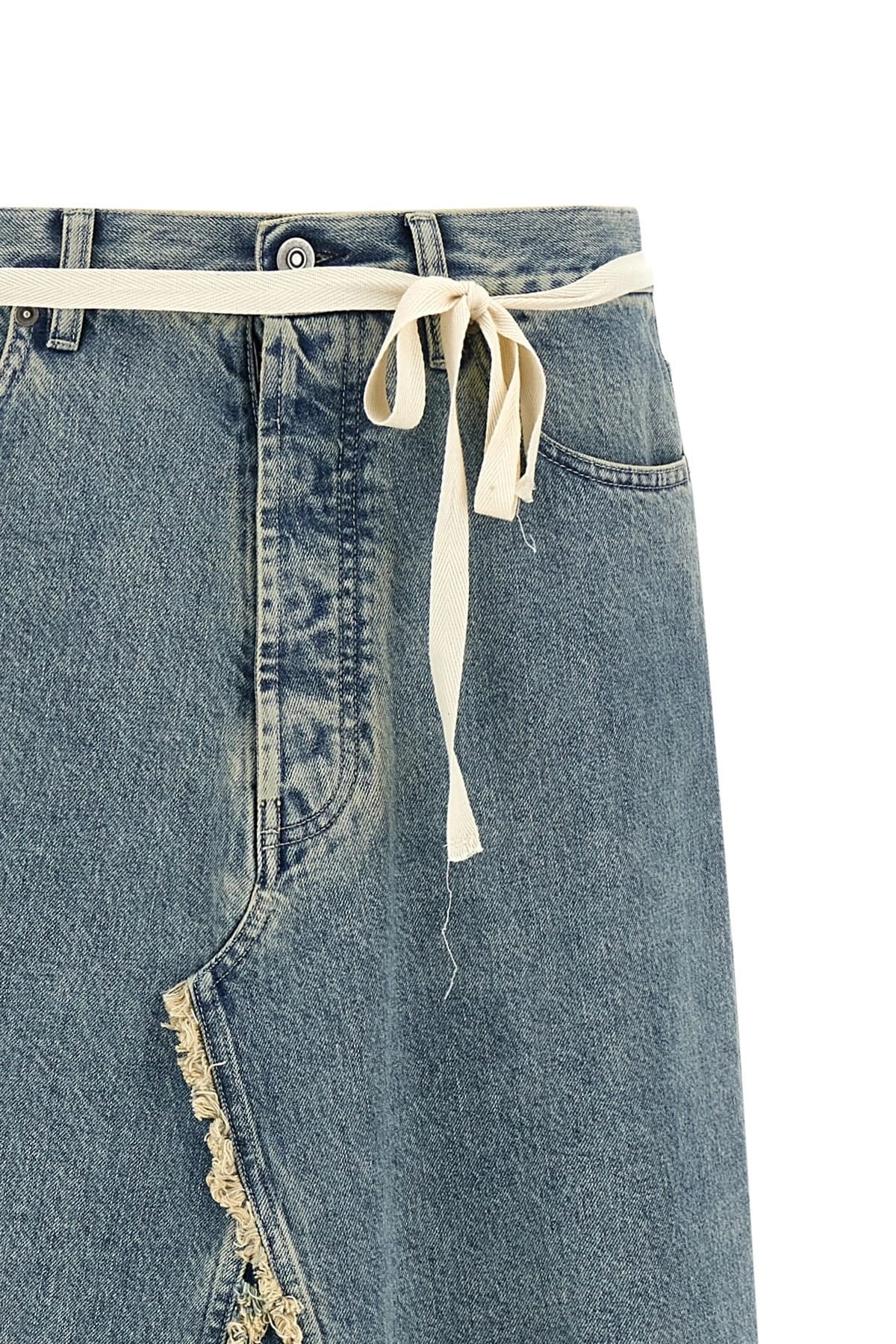 Maison Margiela Maison Margiela Raw Hem Denim Skirt