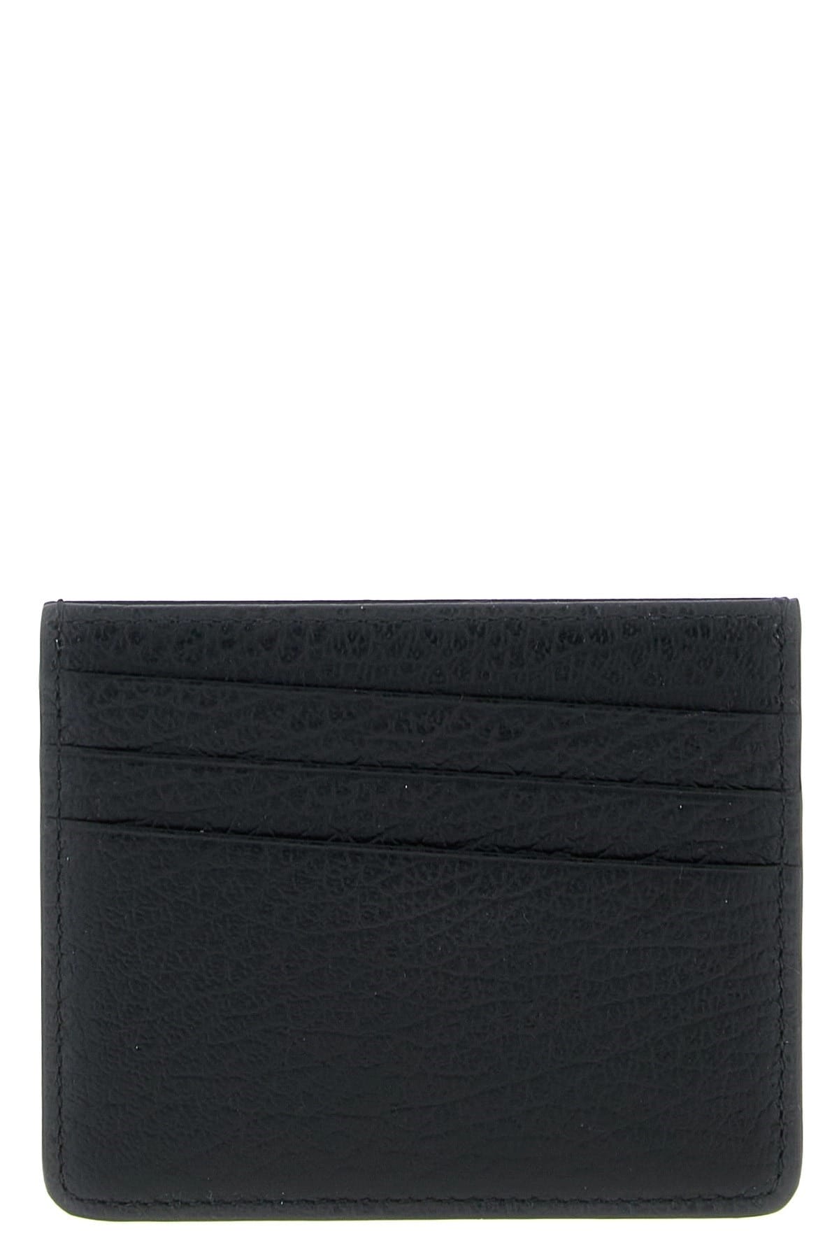 Maison Margiela Porte-cartes en cuir à coutures - alternate view