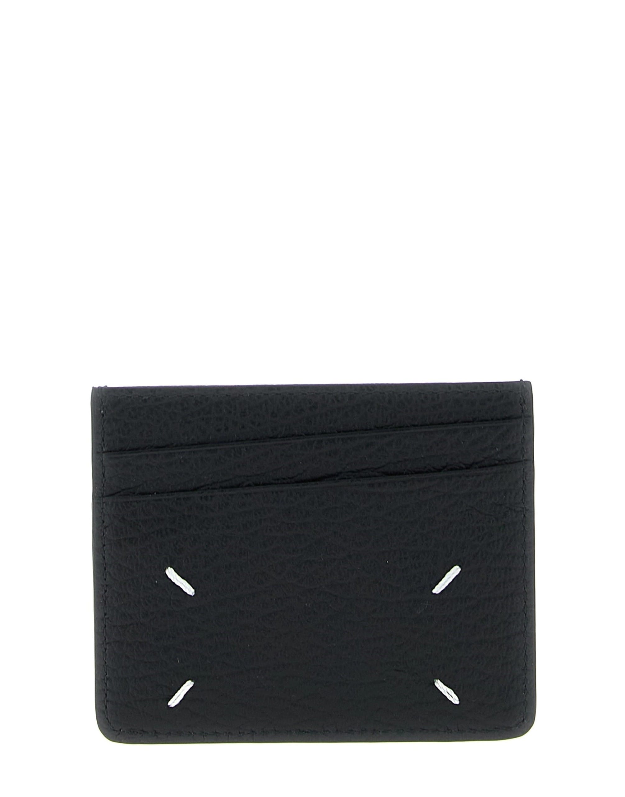 Maison Margiela Maison Margiela Stitching Leather Card Holder