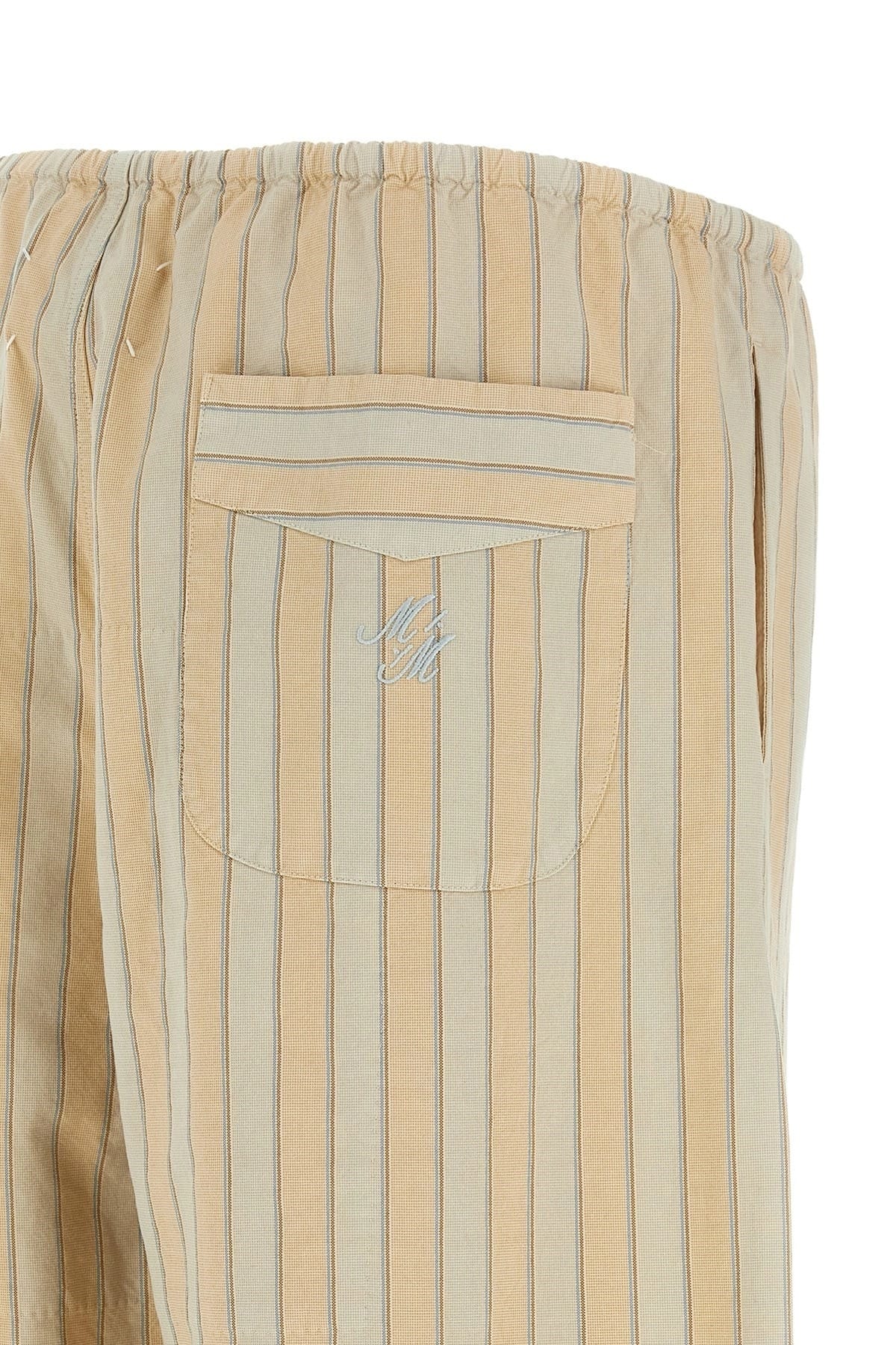 Maison Margiela Maison Margiela Striped Cotton Pajama Pants