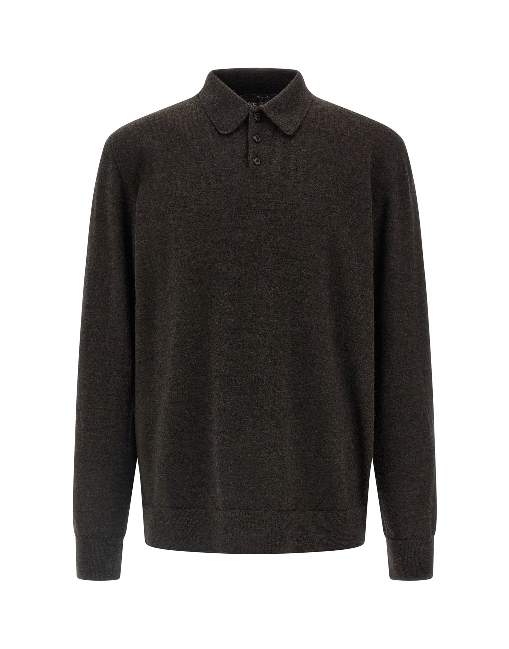 Maison Margiela Maison Margiela Suede Patch Polo Shirt