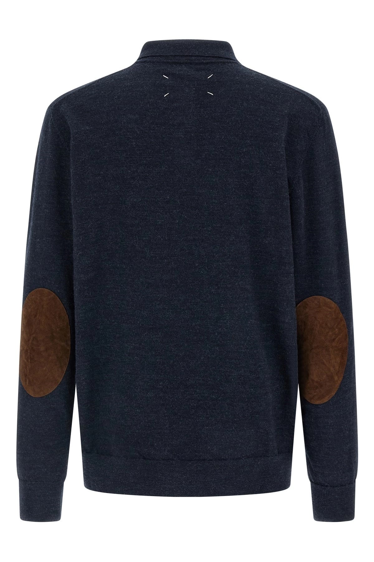 Maison Margiela Maison Margiela Suede Patch Polo Shirt