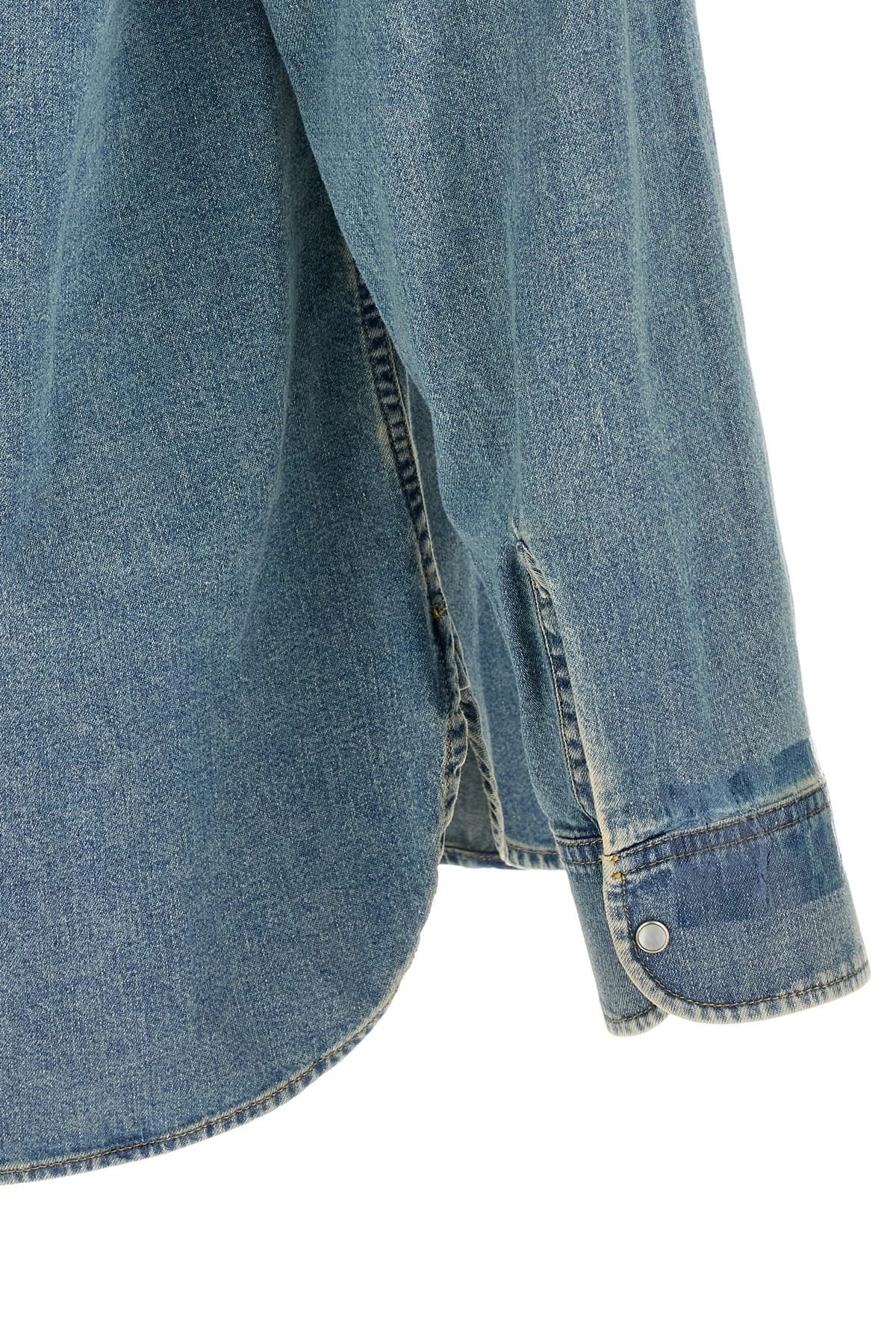 Maison Margiela テープディテール付きデニムシャツ | Sendegaro JP