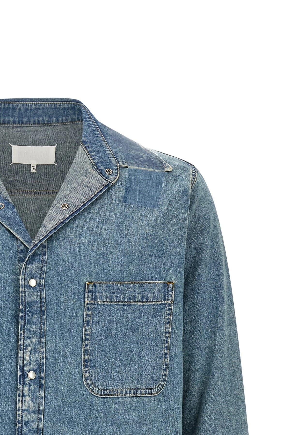 Maison Margiela テープディテール付きデニムシャツ | Sendegaro JP