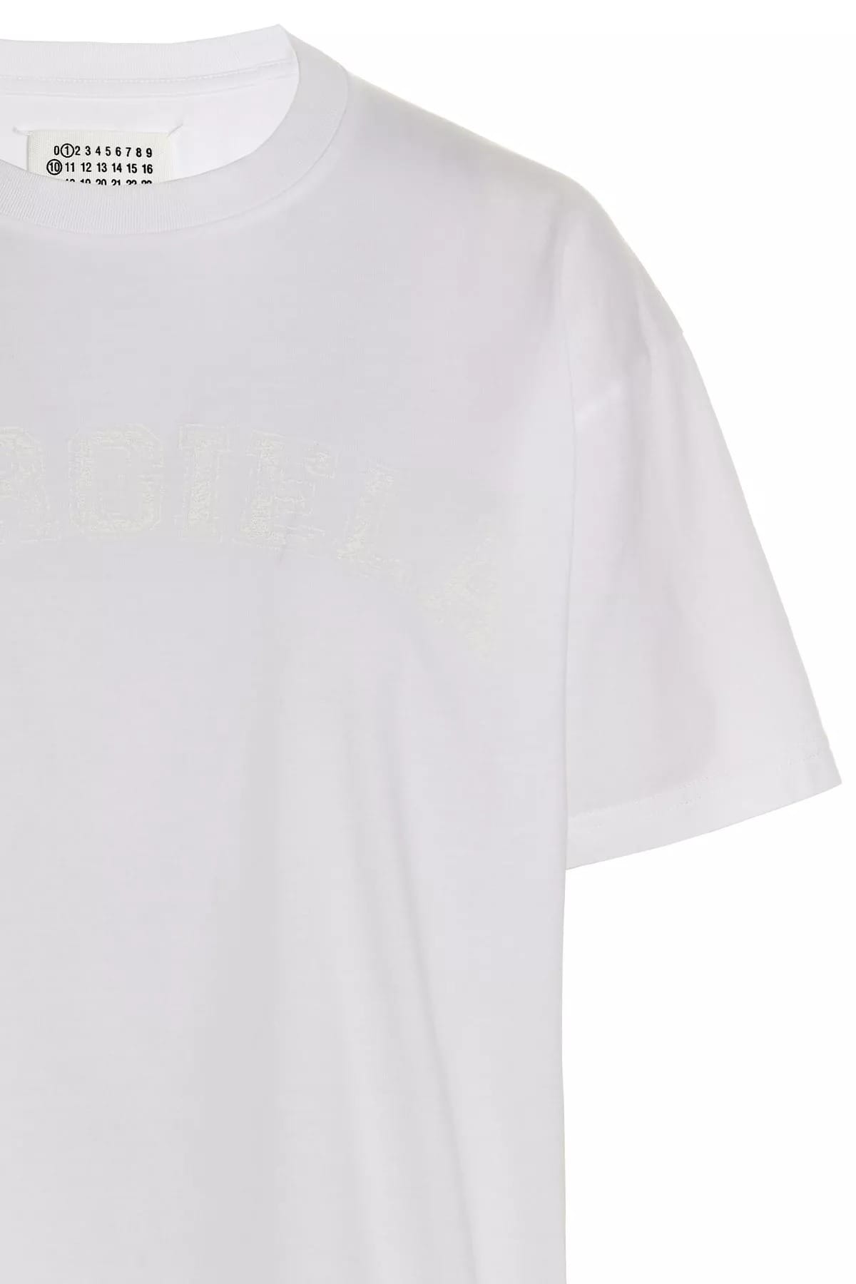 Maison Margiela Maison Margiela Tone-On-Tone Logo T-Shirt