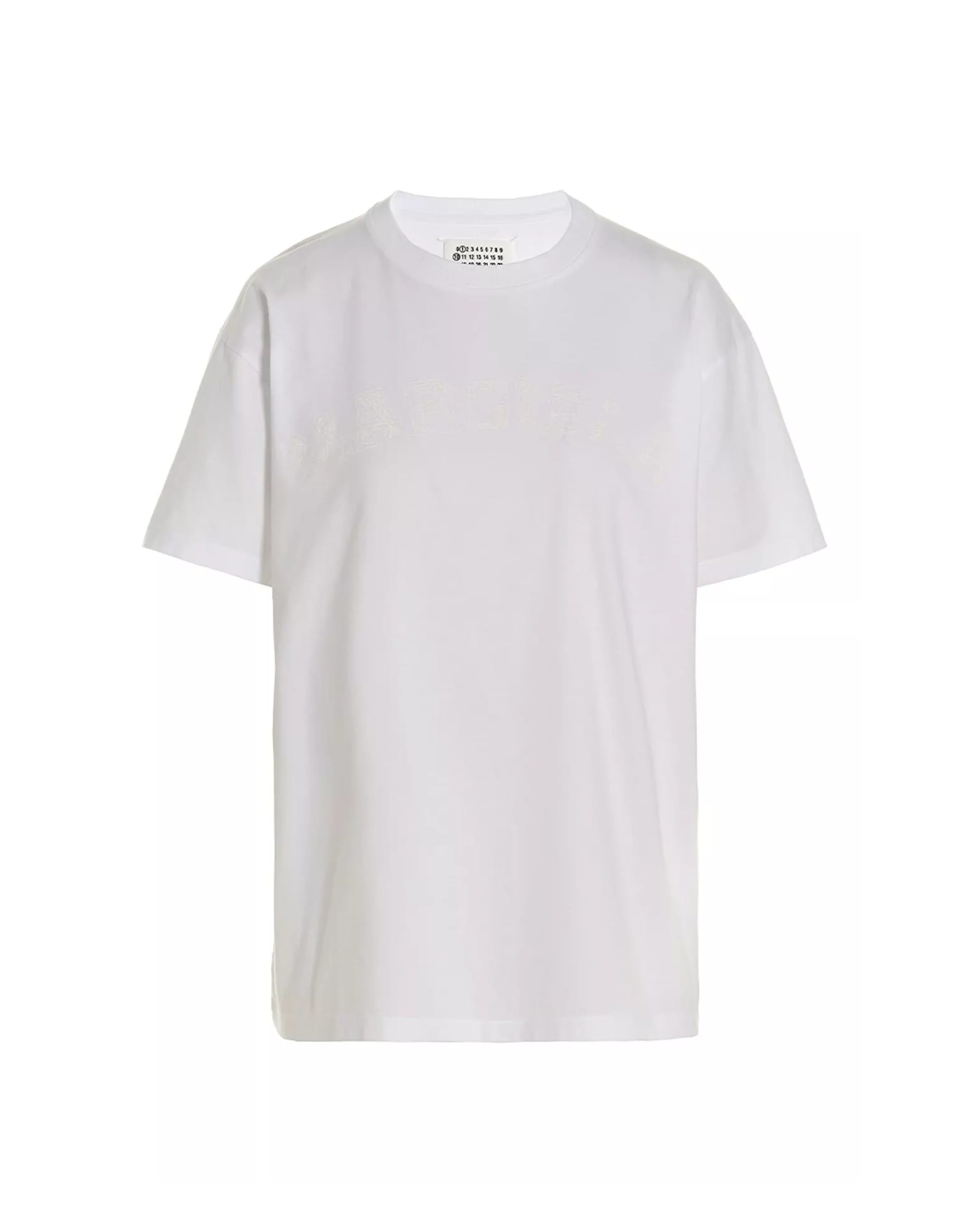 Maison Margiela Maison Margiela Tone-On-Tone Logo T-Shirt