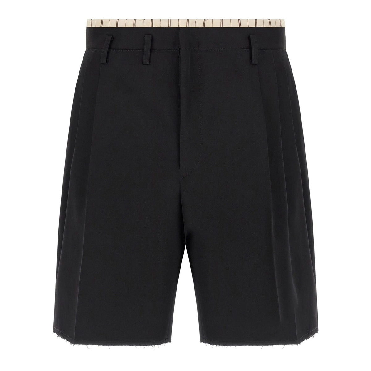 Maison Margiela ウールライニングインサート バミューダショーツ 