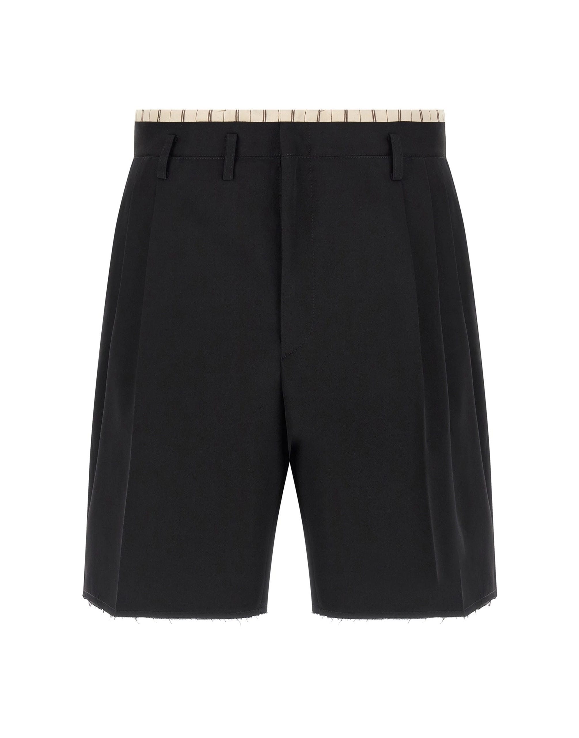 Maison Margiela Maison Margiela Wool Lining Insert Bermuda Shorts
