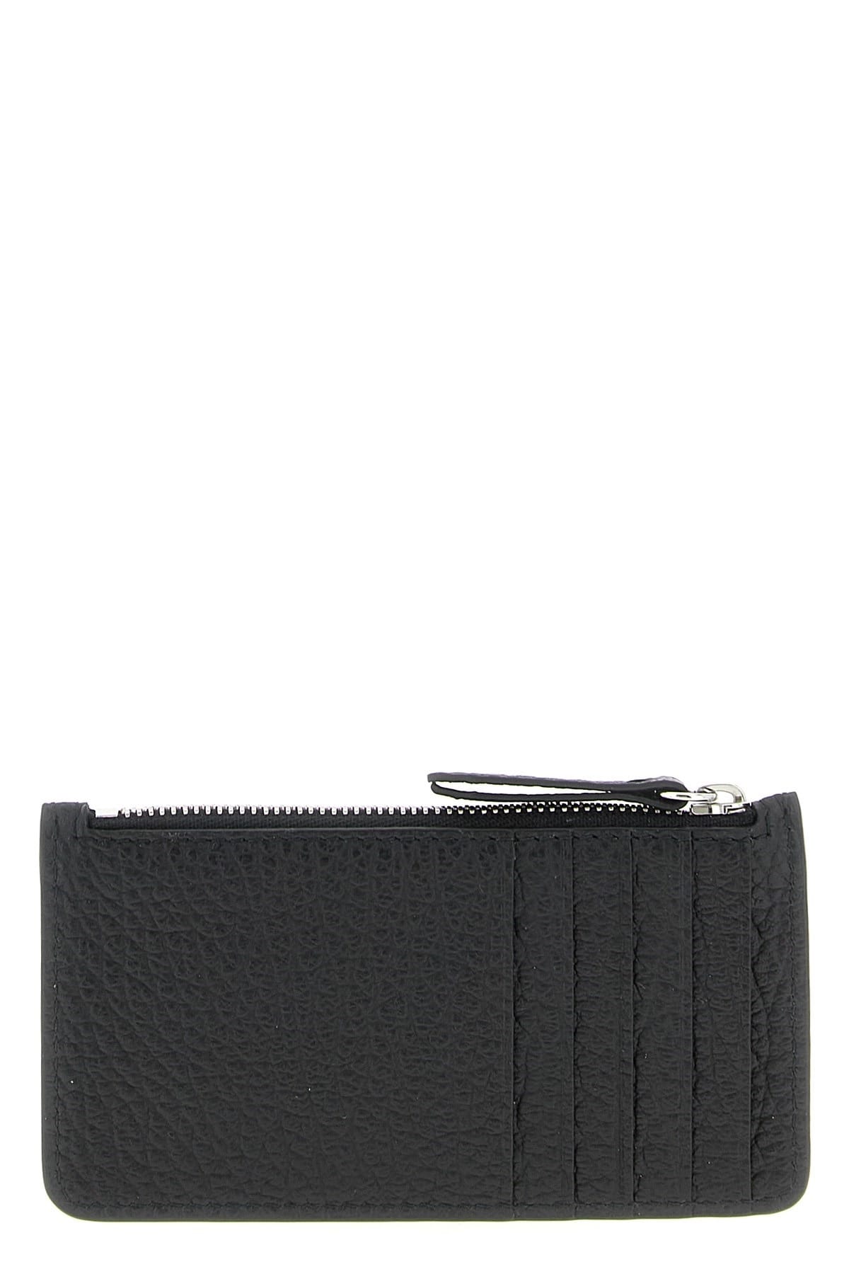Maison Margiela Portacarte in pelle con zip - alternate view
