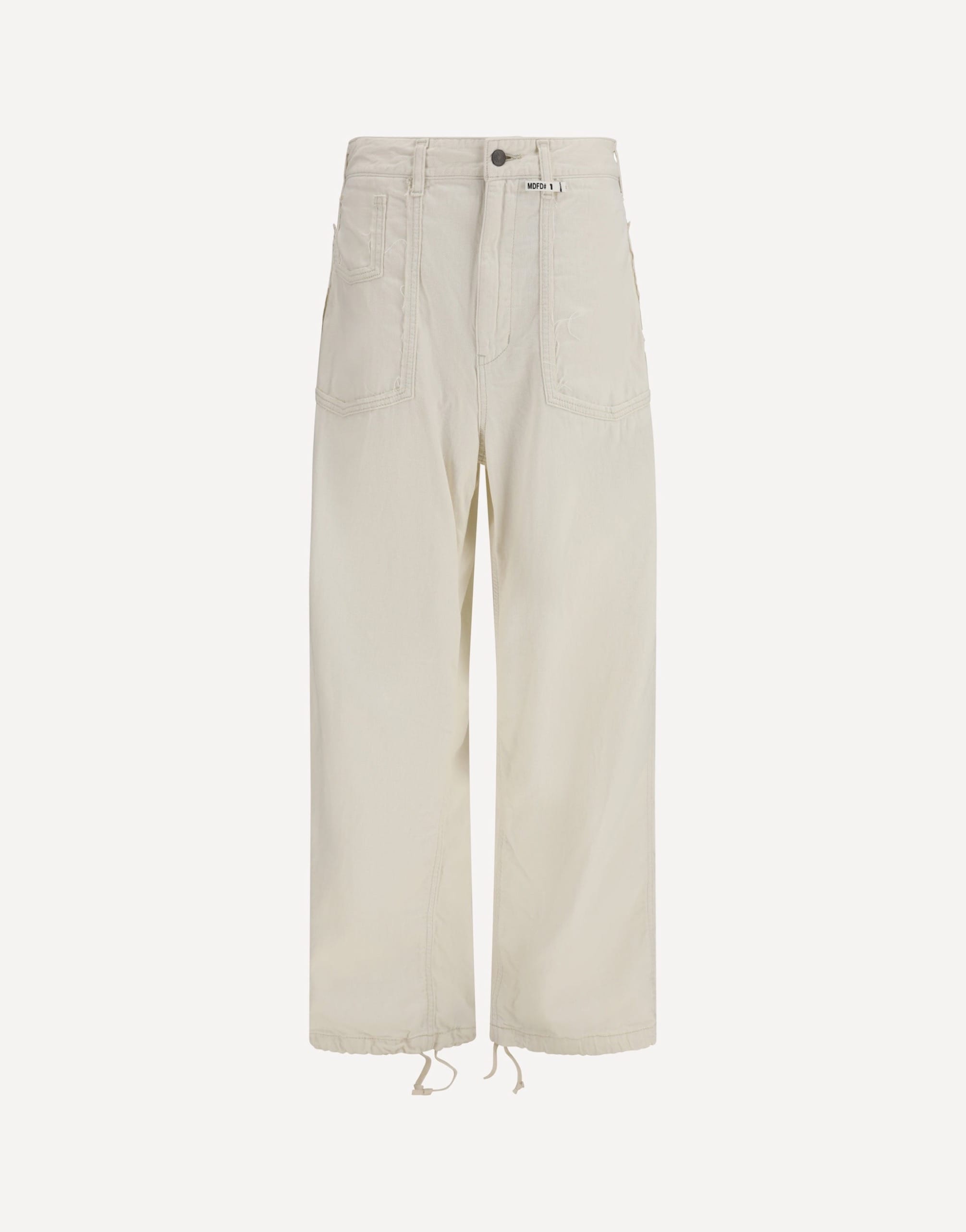 Maison Mihara Yasuhiro Cut-Out Pocket Denim Pants