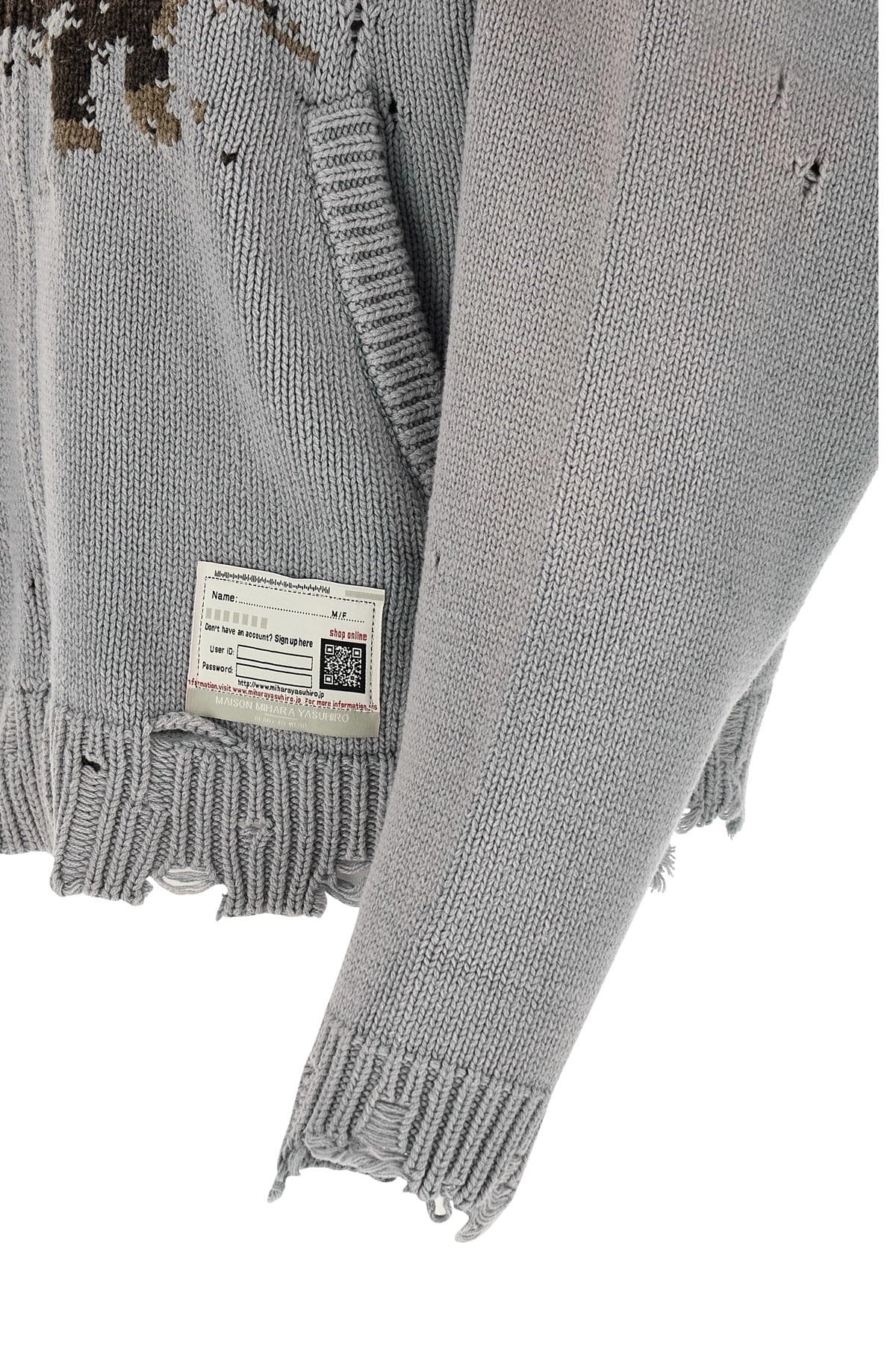 Maison Mihara Yasuhiro Maison Mihara Yasuhiro Dog Jacquard Knit Cardigan