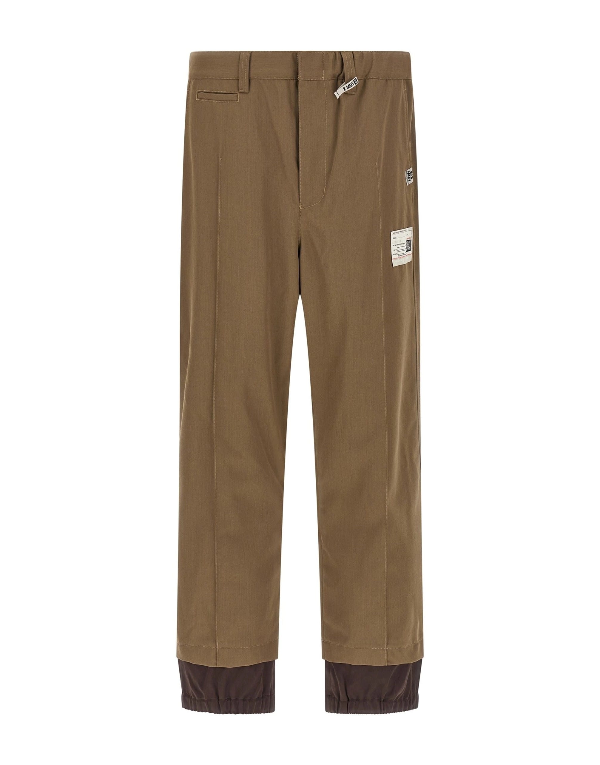 Maison Mihara Yasuhiro Maison Mihara Yasuhiro Mix Layered Wool Gabardine Pants