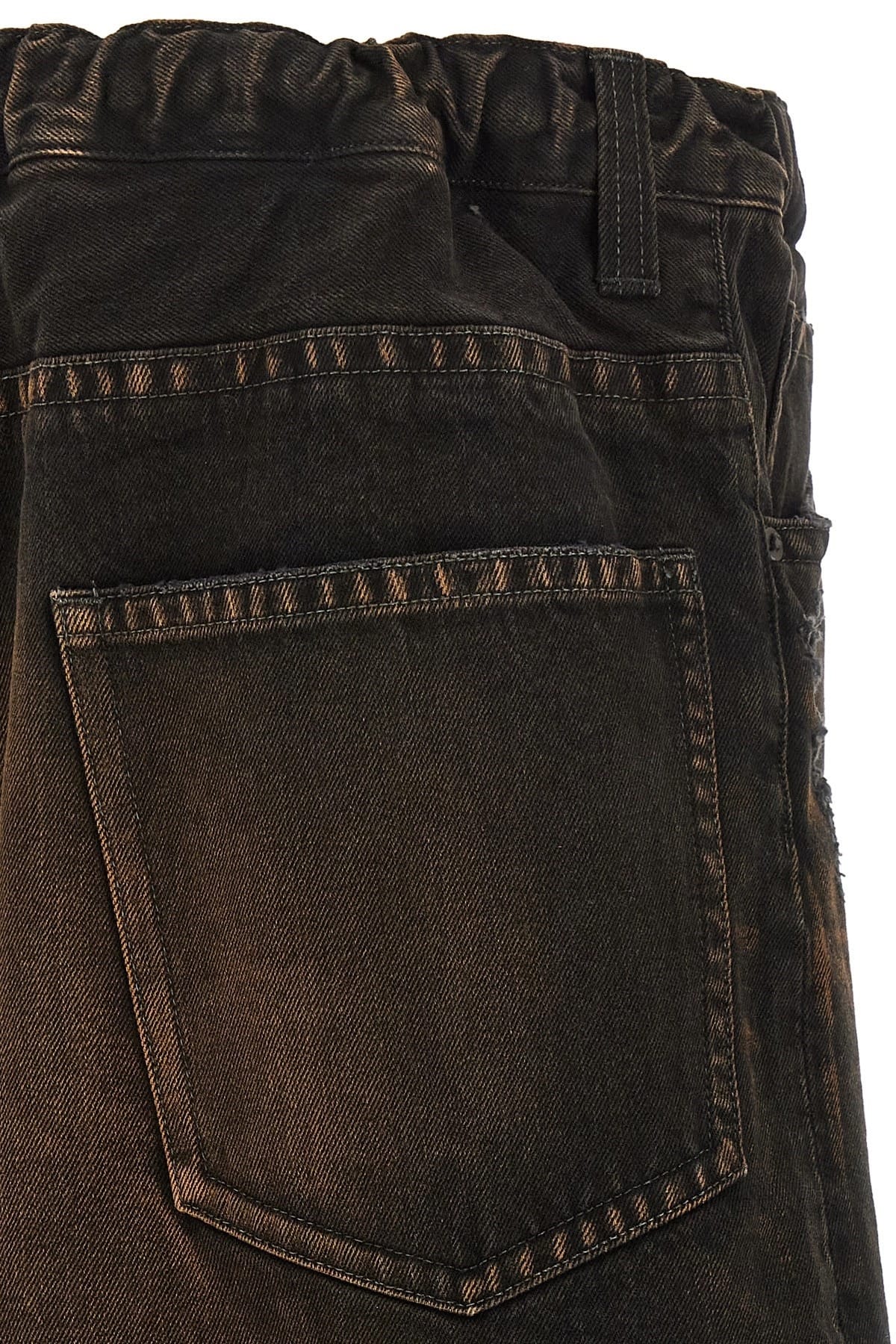 Maison Mihara Yasuhiro Maison Mihara Yasuhiro Waist Layered Denim Pants