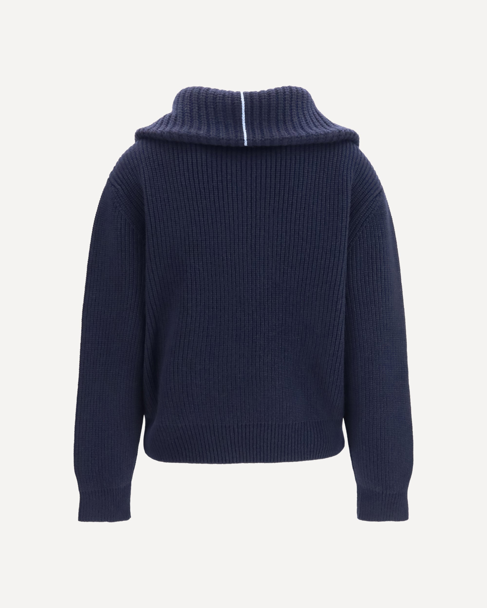 Malo Cashmere High-Neck Zip Sweater