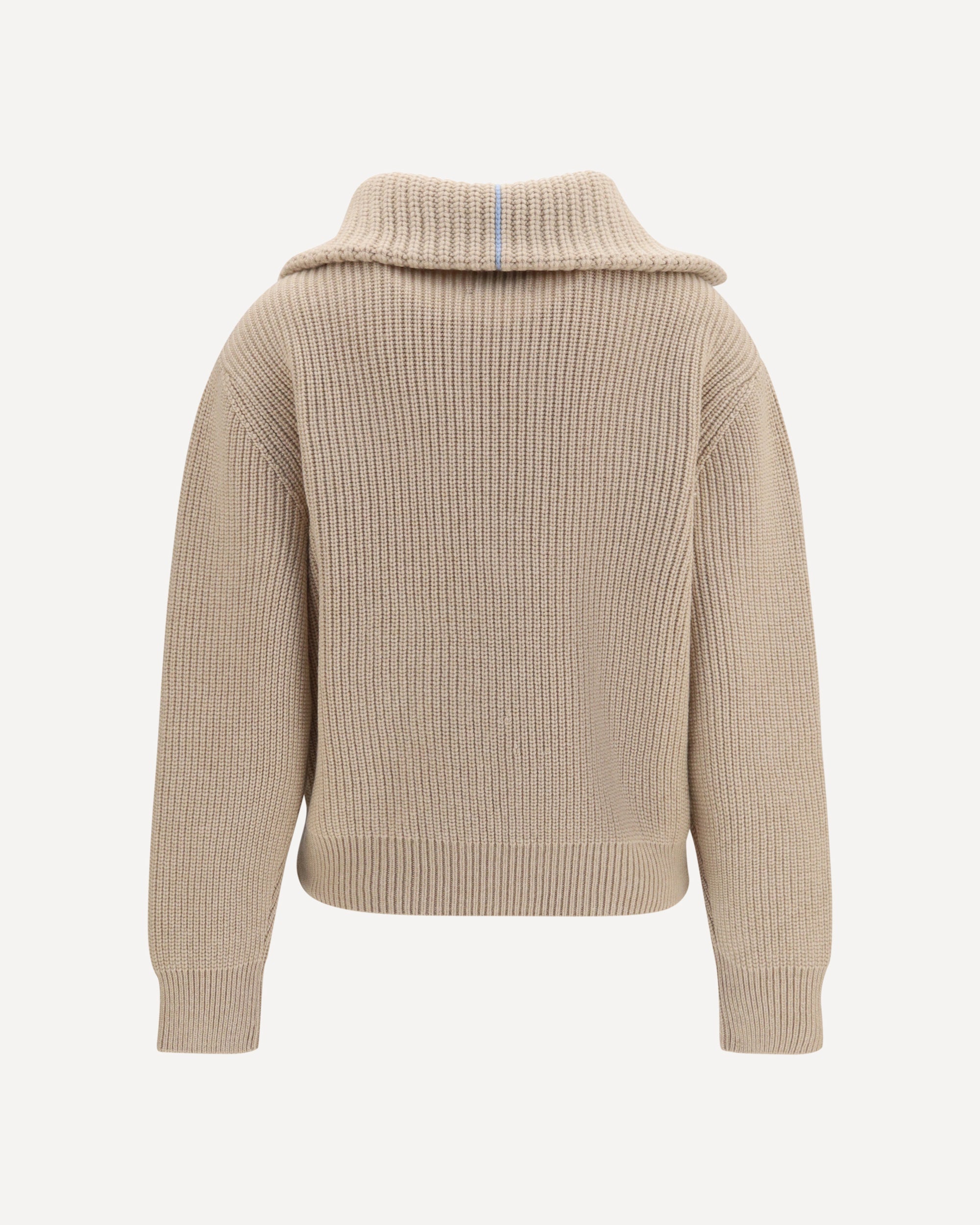 Malo Cashmere High-Neck Zip Sweater | Sendegaro