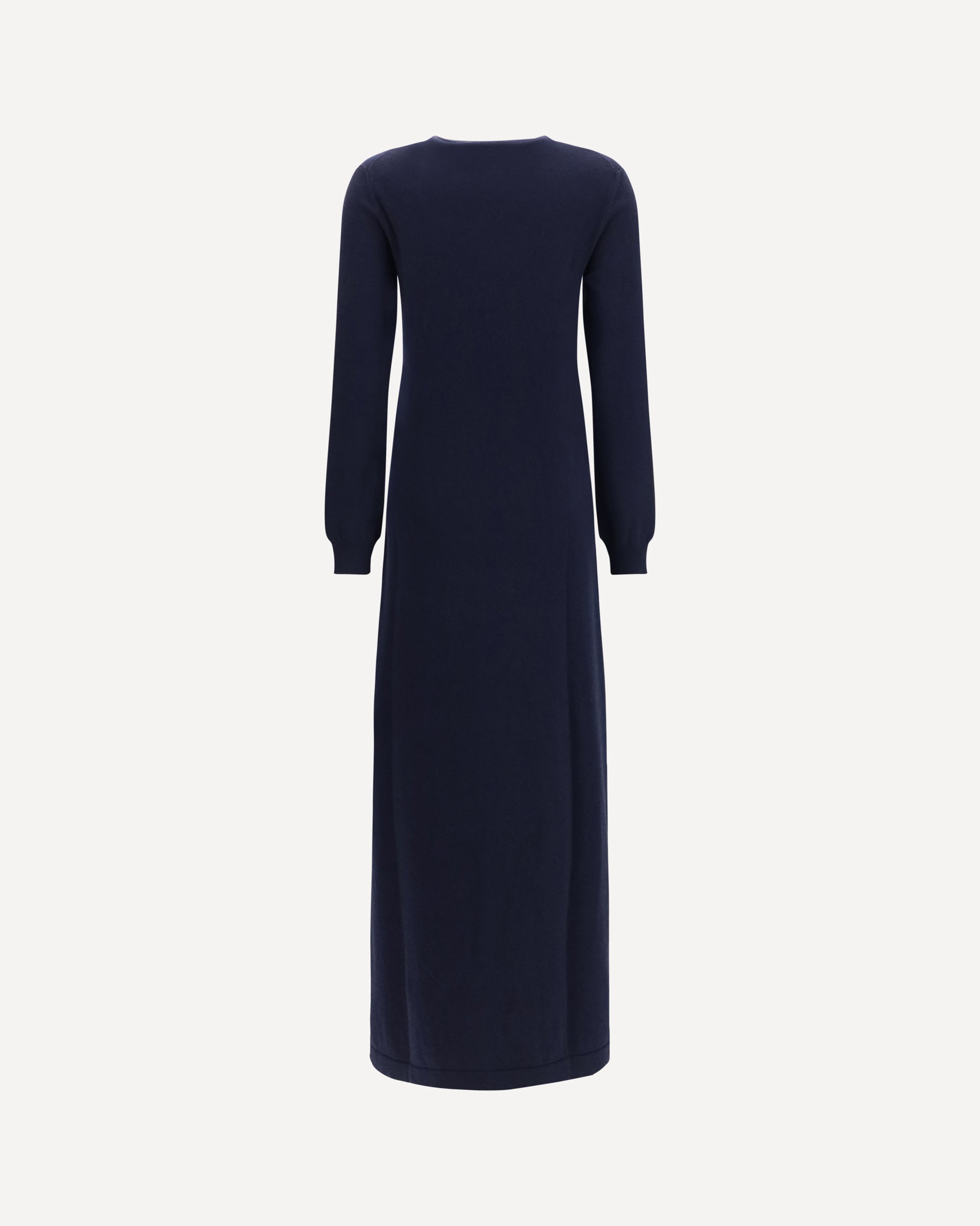 Malo Lange cashmere jurk met ronde hals - alternate view