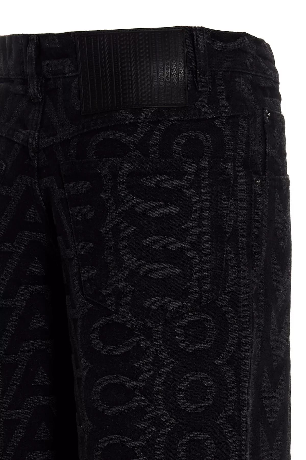 Marc Jacobs Marc Jacobs Black Monogram Jeans