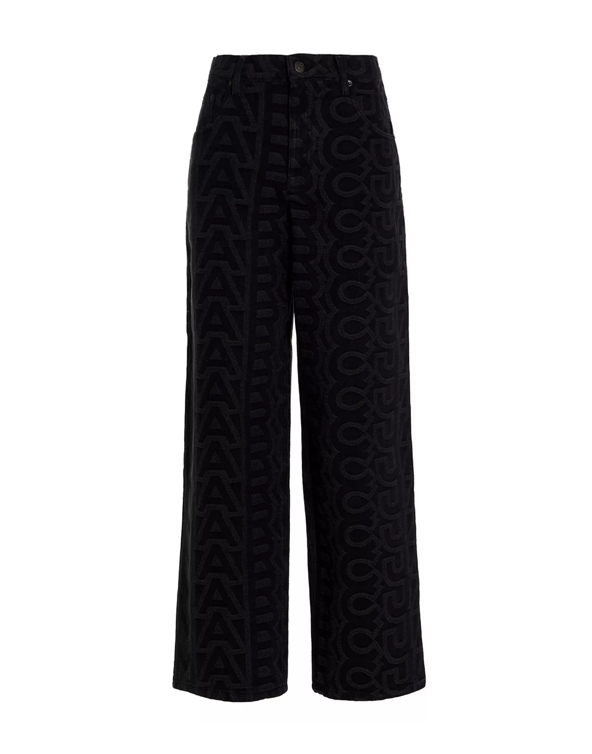 Marc Jacobs Marc Jacobs Black Monogram Jeans