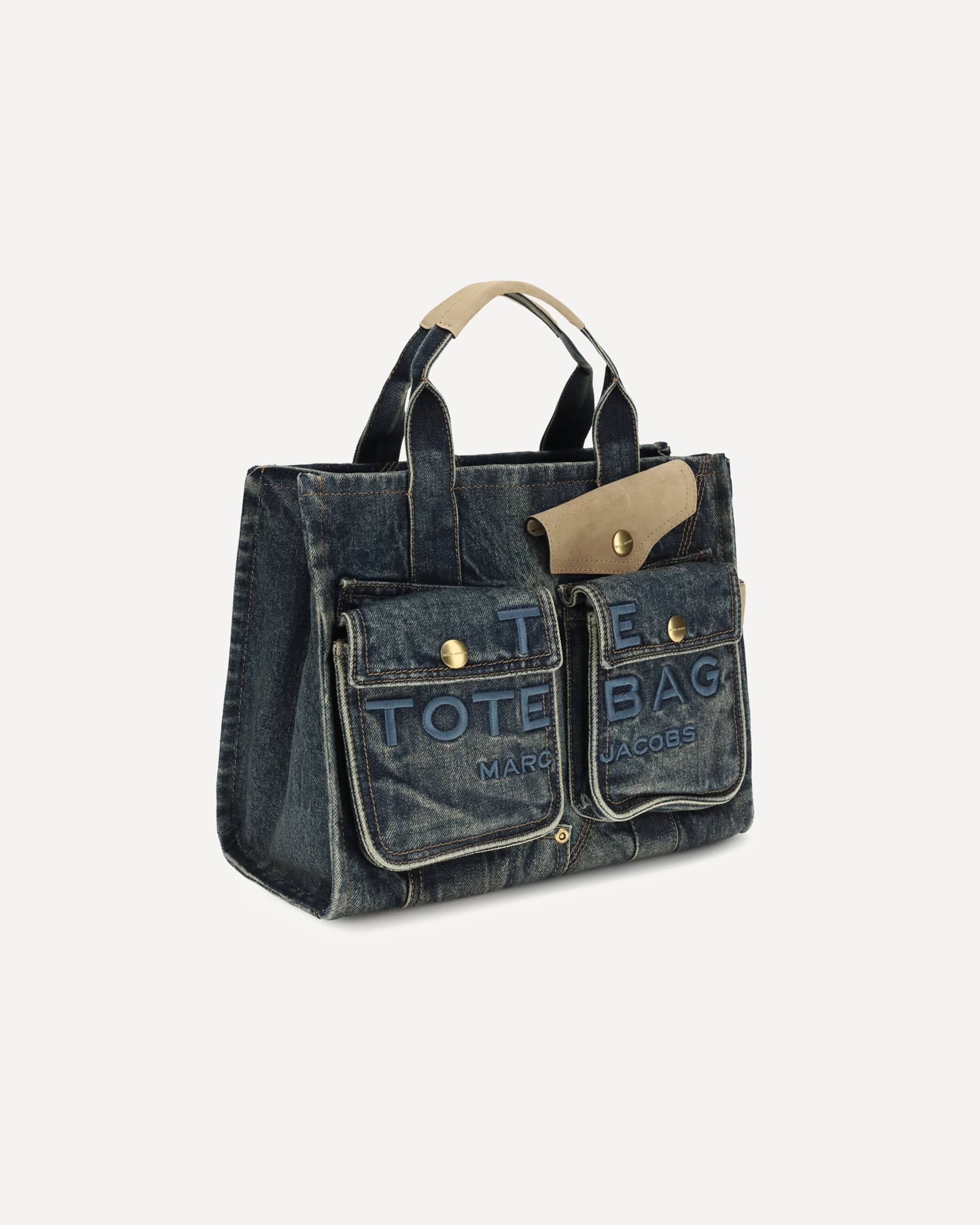Borsa Tote Denim Medium Carg - alternate view
