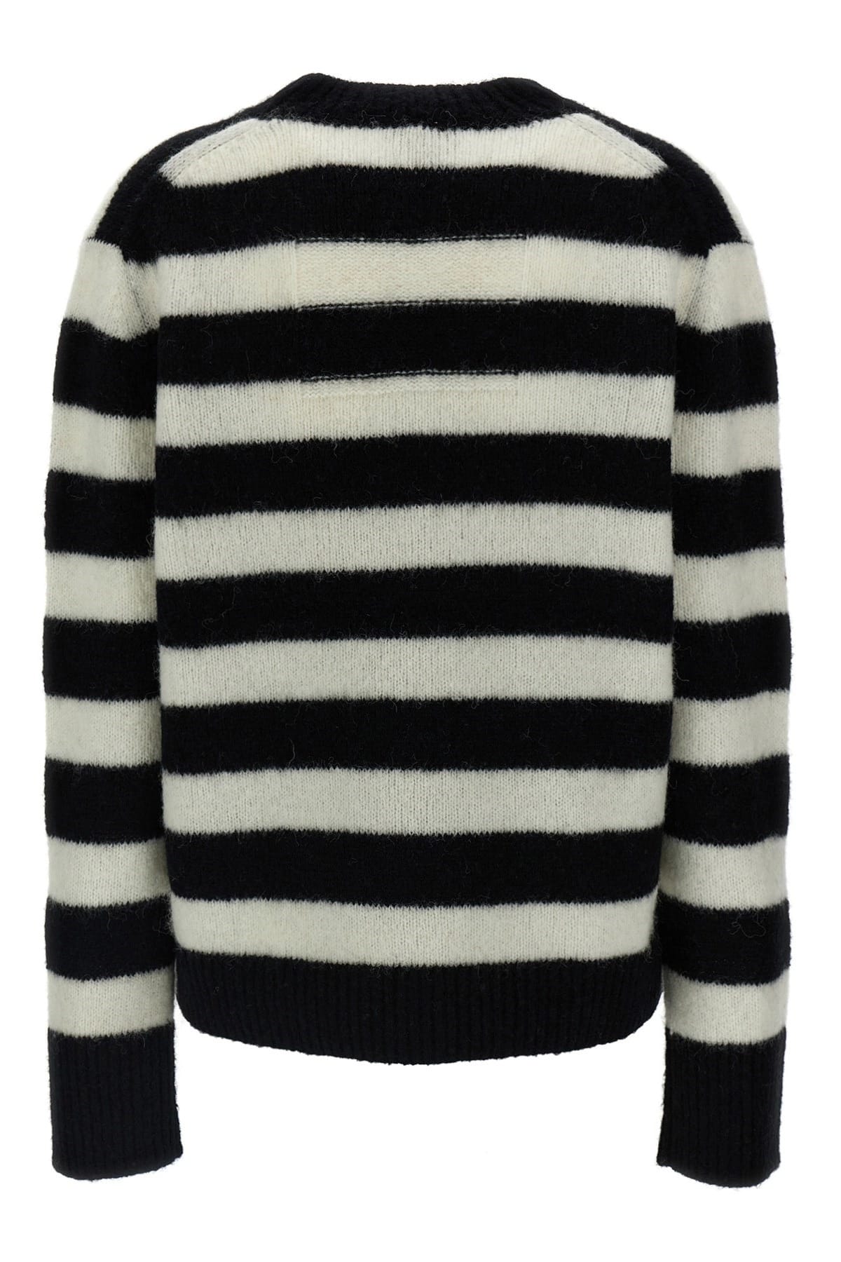 Marc Jacobs Marc Jacobs Striped Logo-Embroidered Sweater