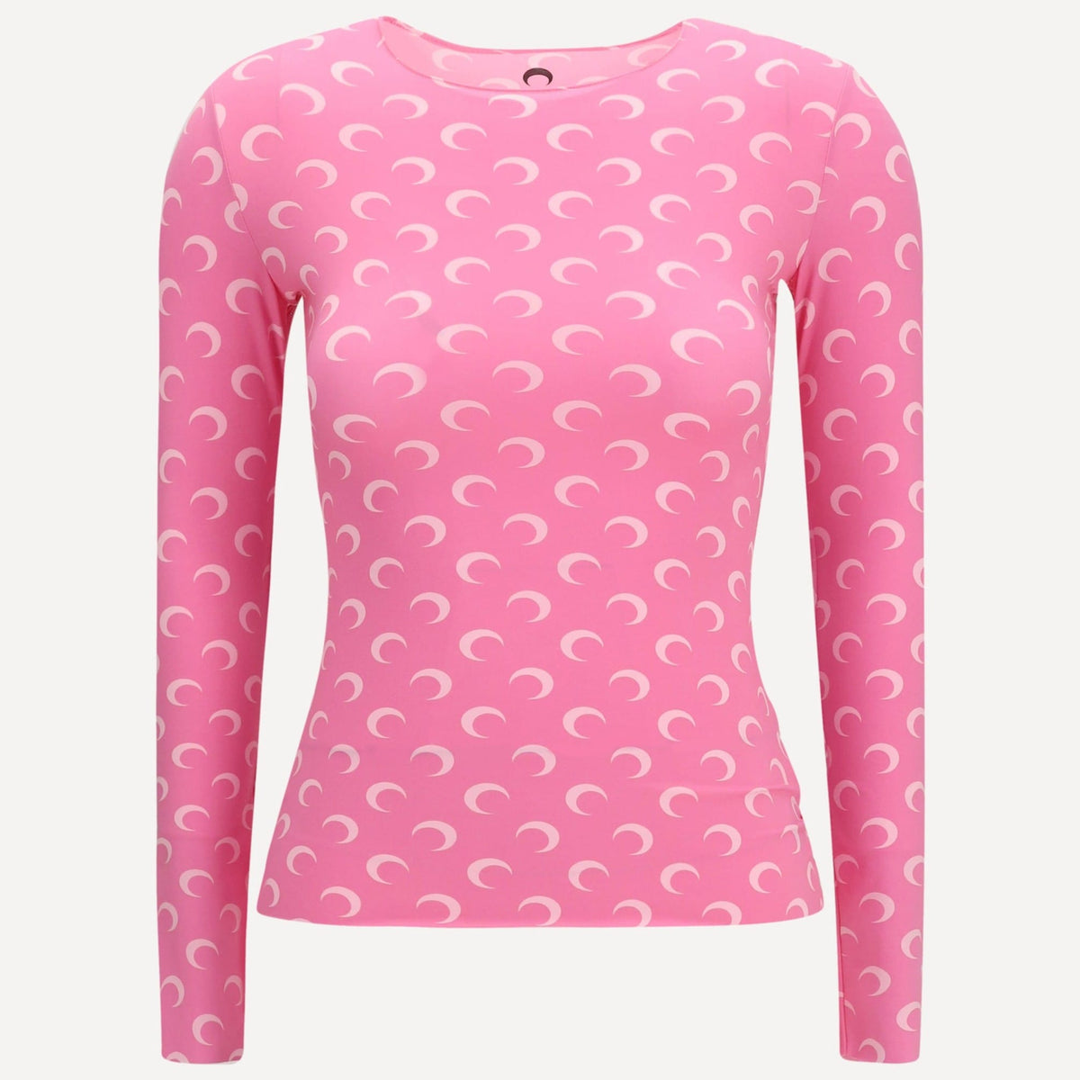 Marine Serre Long-Sleeve Top Moon Logo Print | Sendegaro IT