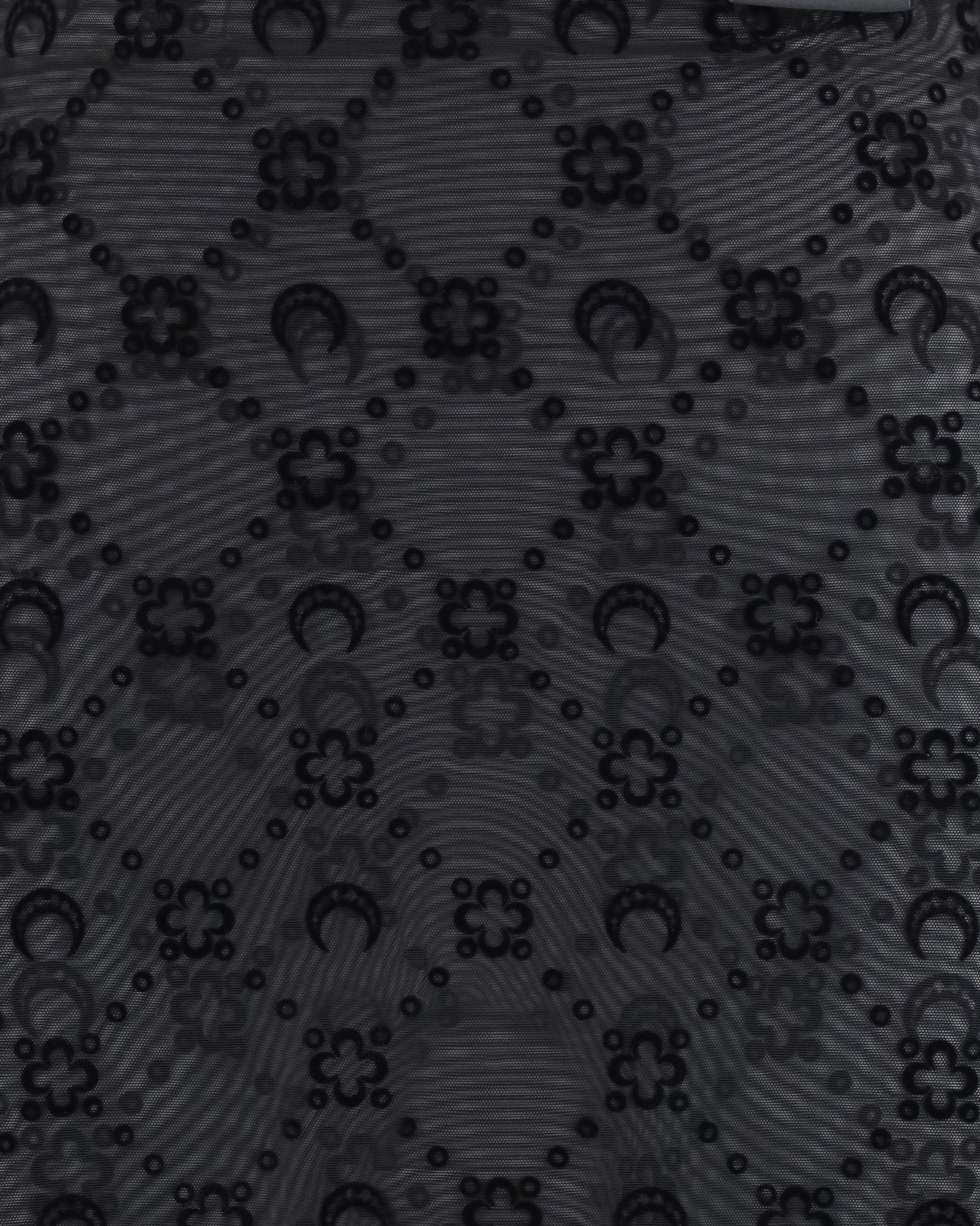 Marine Serre Moonogram Mesh Flock Pant-Skirt