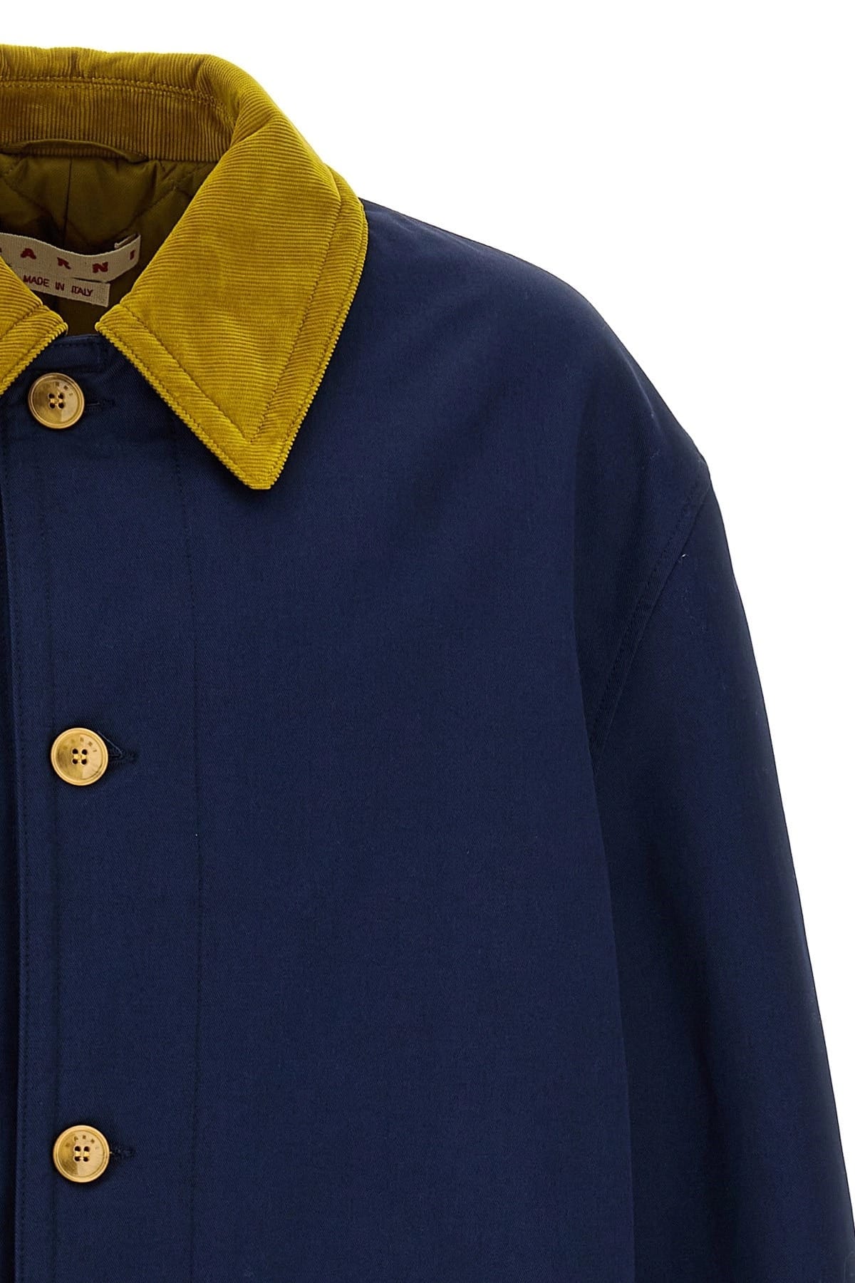 Marni Marni Cotton Gabardine Quilted Parka