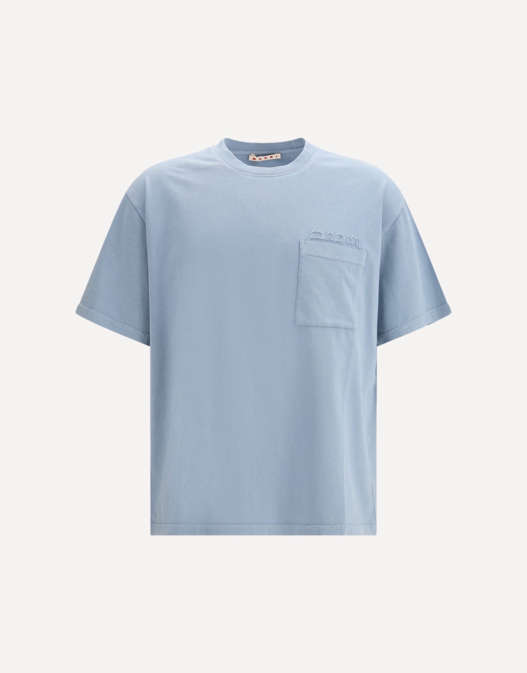 Marni Cotton Jersey T-Shirt With Chest Pocket